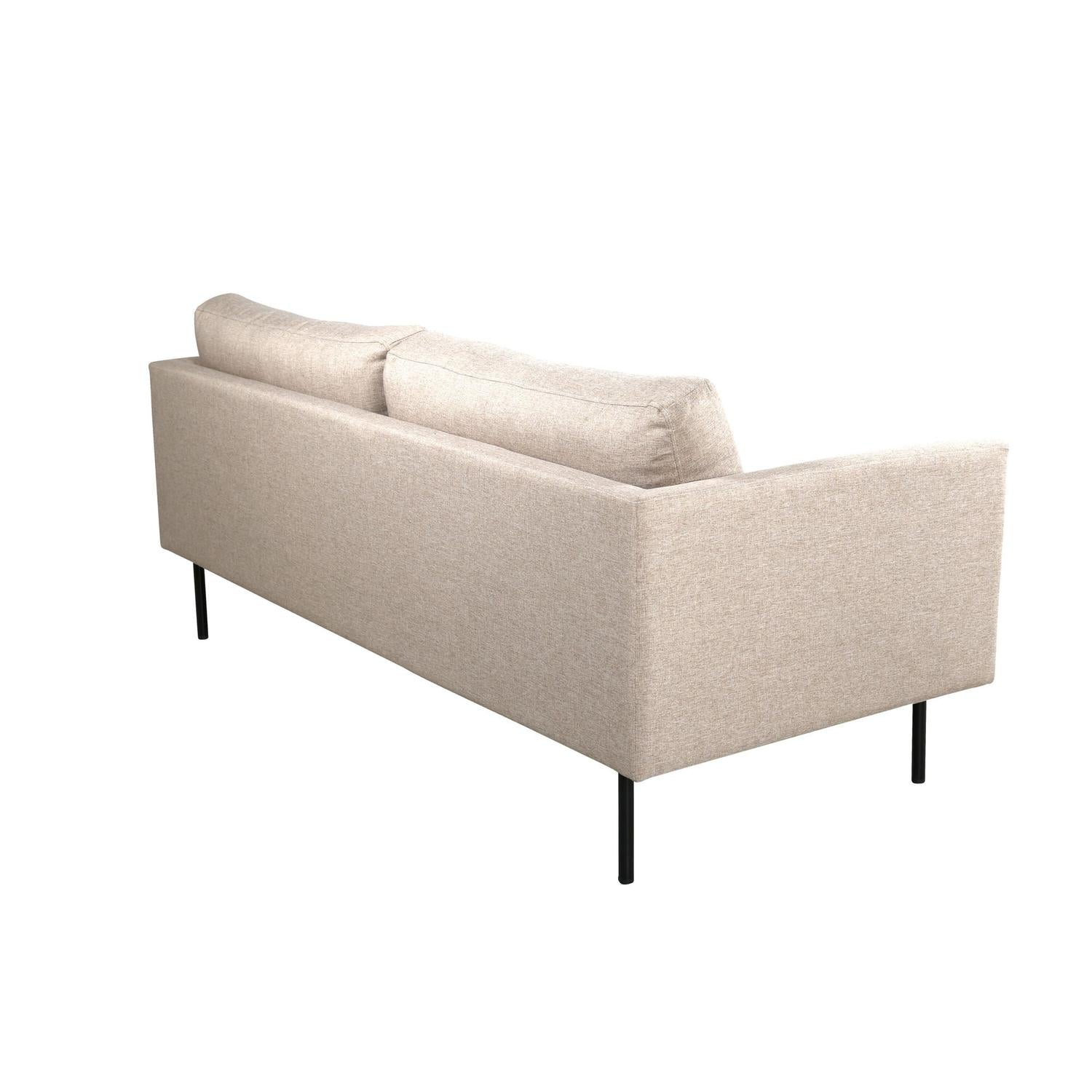 2-Sitzer Sofa Zoom aus Stoff - Braun-2-Sitzer Sofas-Venture Home-le canapé