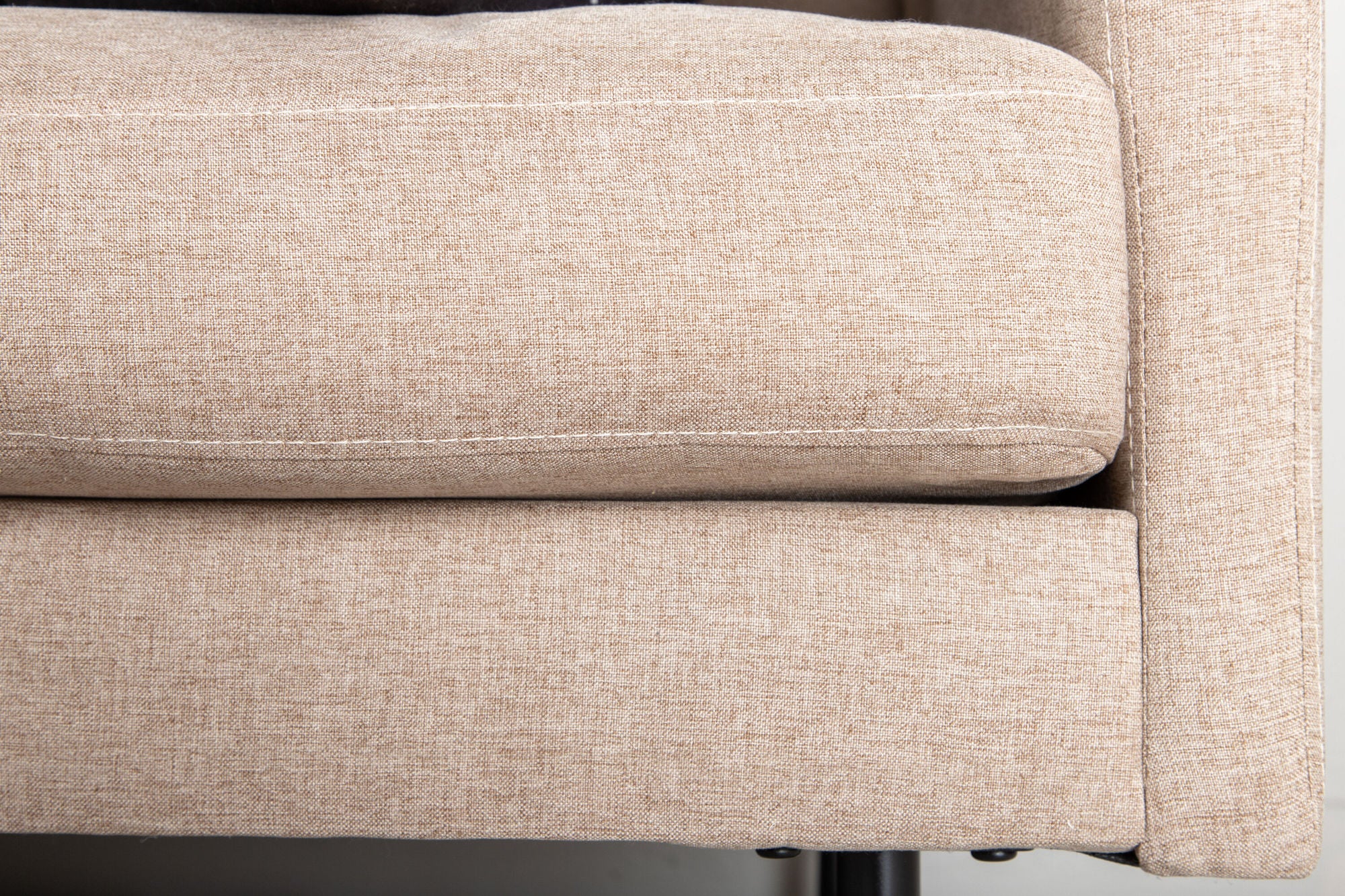 2-Sitzer Sofa Zoom aus Stoff - Braun-2-Sitzer Sofas-Venture Home-le canapé