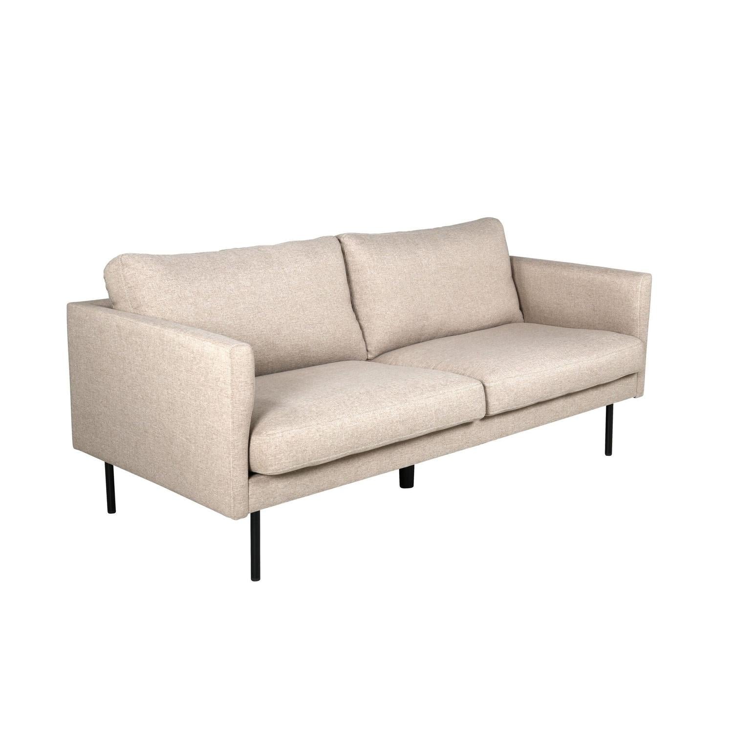 2-Sitzer Sofa Zoom aus Stoff - Braun-2-Sitzer Sofas-Venture Home-le canapé