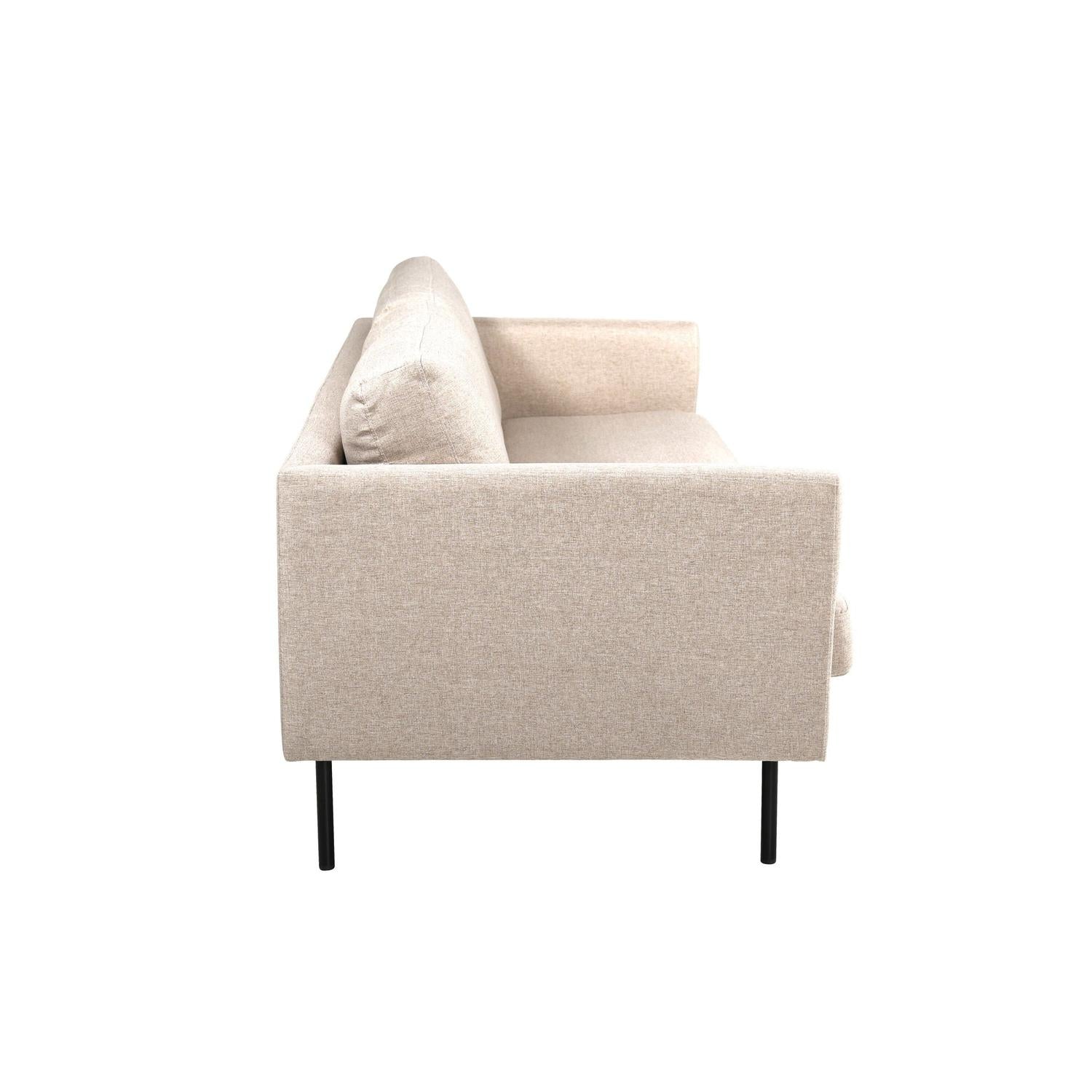 2-Sitzer Sofa Zoom aus Stoff - Braun-2-Sitzer Sofas-Venture Home-le canapé