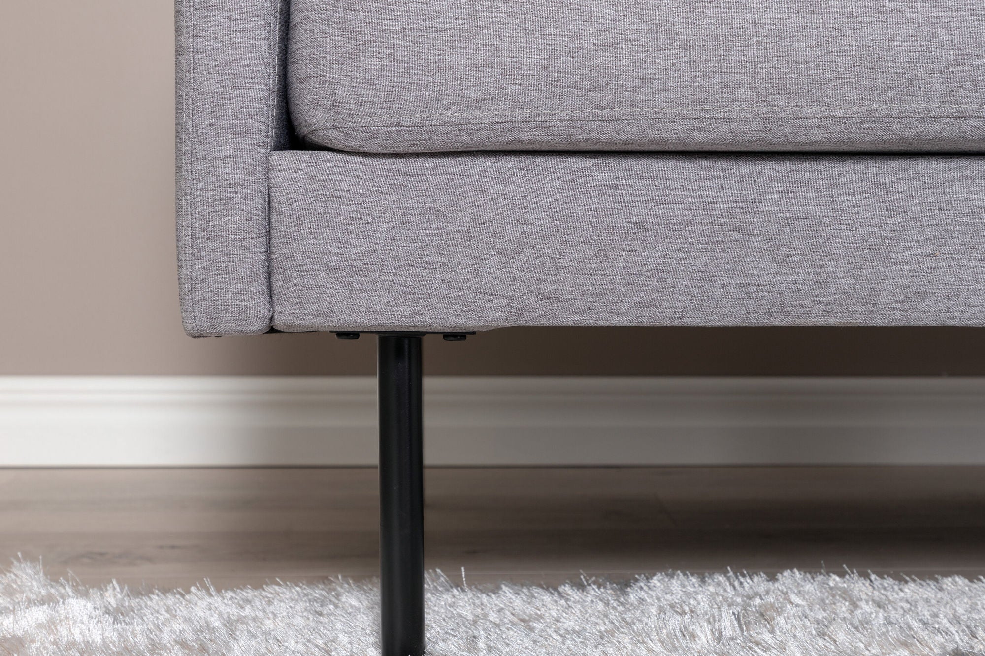 2-Sitzer Sofa Zoom aus Stoff - Grau-2-Sitzer Sofas-Venture Home-le canapé