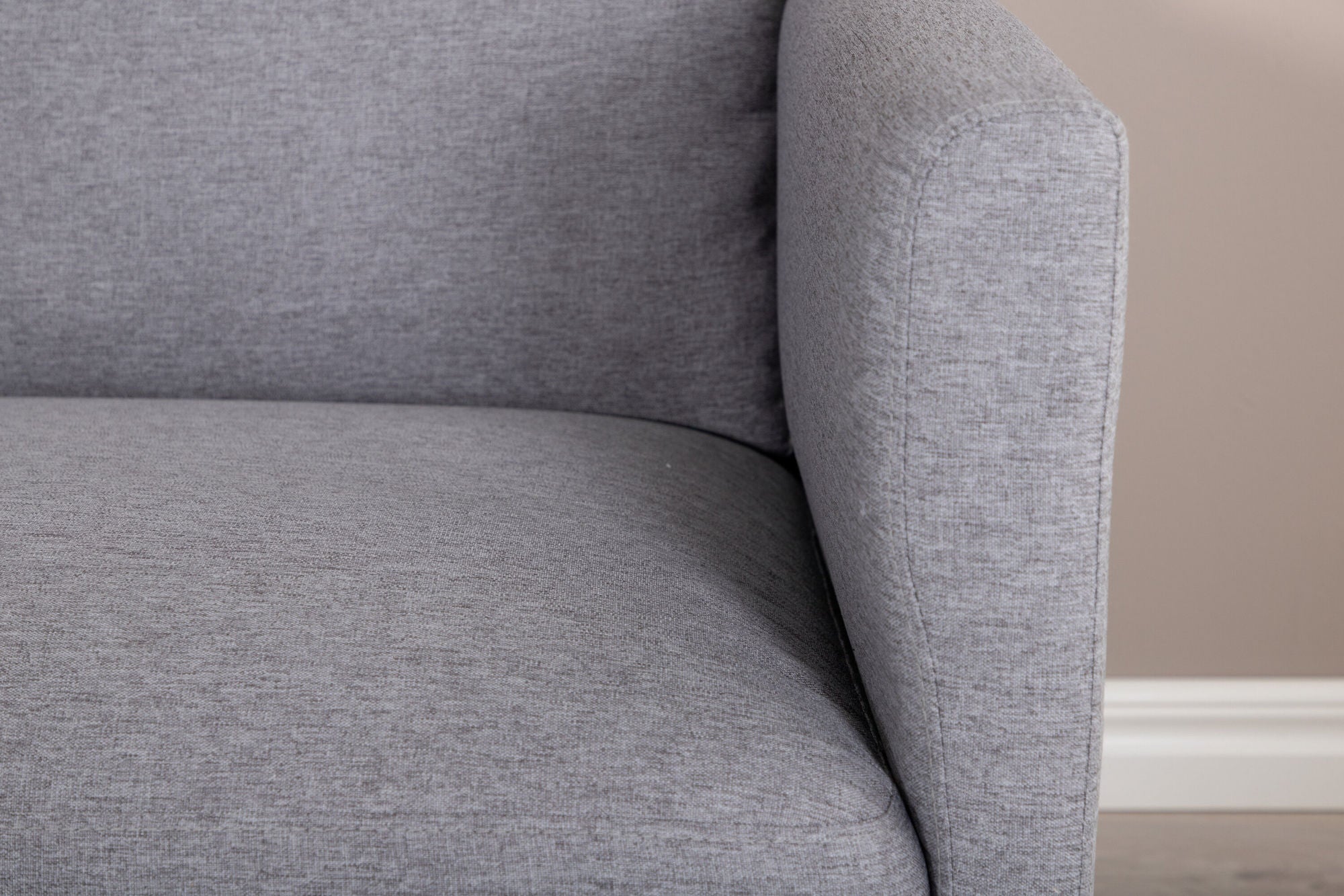 2-Sitzer Sofa Zoom aus Stoff - Grau-2-Sitzer Sofas-Venture Home-le canapé