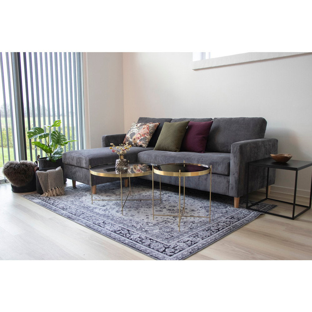 Beistelltisch Vita 45cm aus Metall - Schwarz