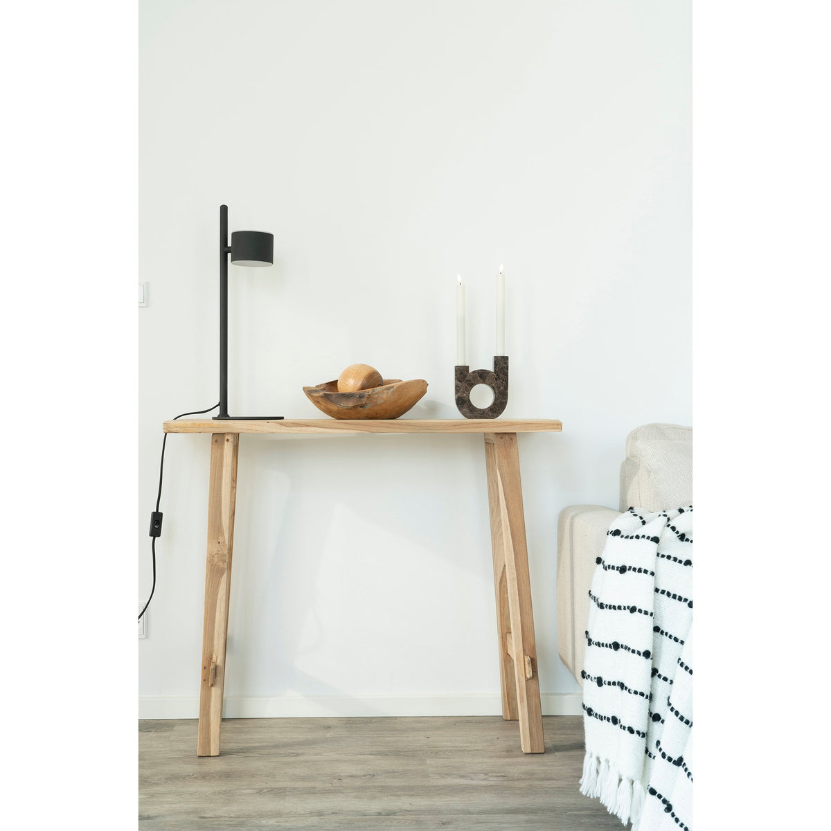 Konsolentisch Girona 90cm aus Massivholz