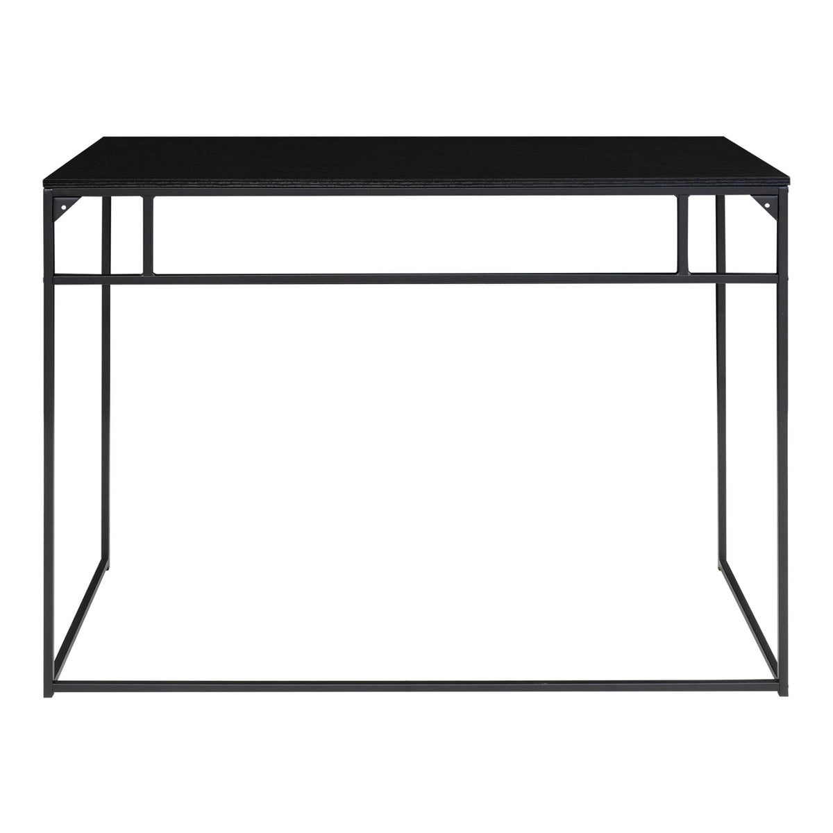 Schreibtisch Vita 100cm aus Metall - Schwarz