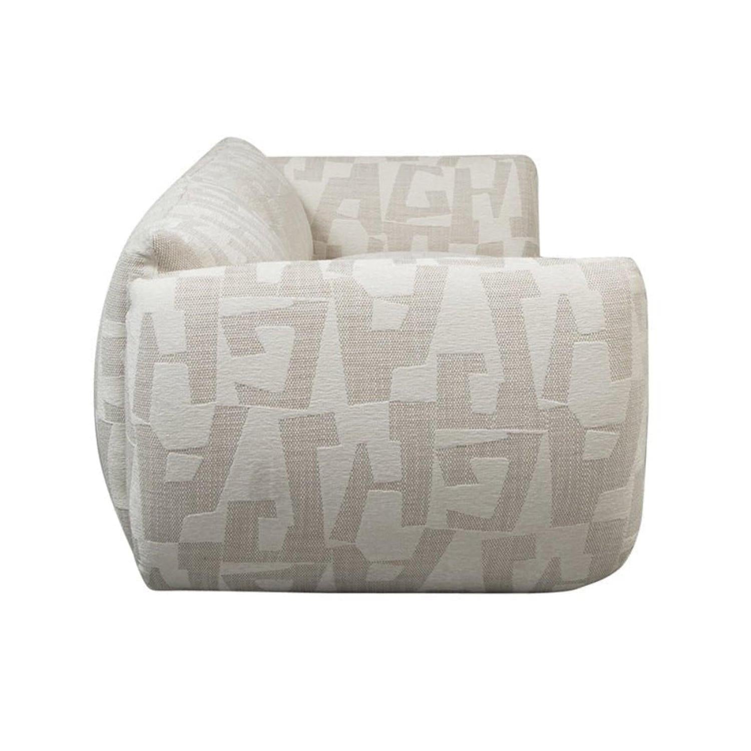 2,5-Sitzer Sofa Amsterdam - White Glyphs-2,5-Sitzer Sofa-Pole to Pole-le canapé