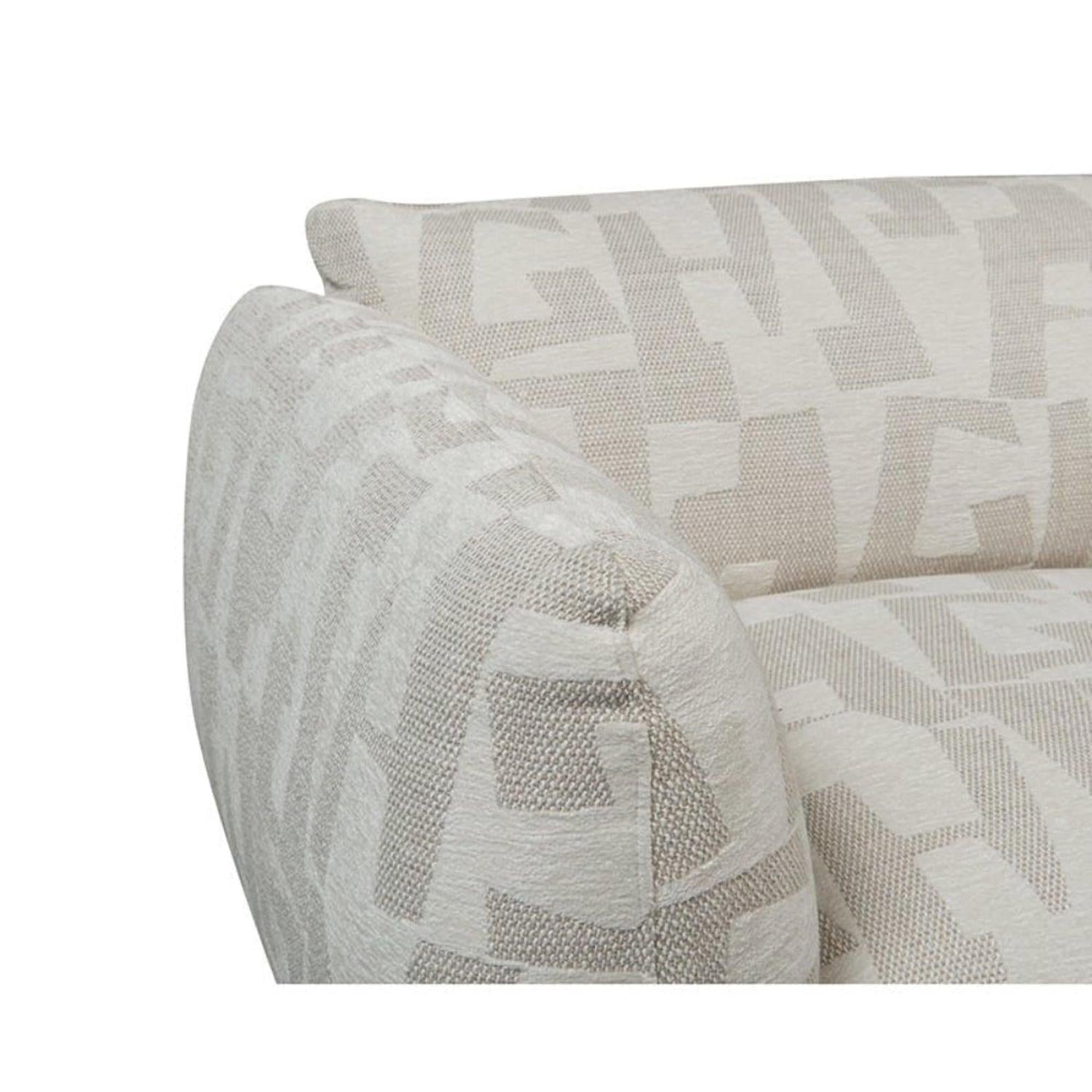 2,5-Sitzer Sofa Amsterdam - White Glyphs-2,5-Sitzer Sofa-Pole To Pole-le canapé