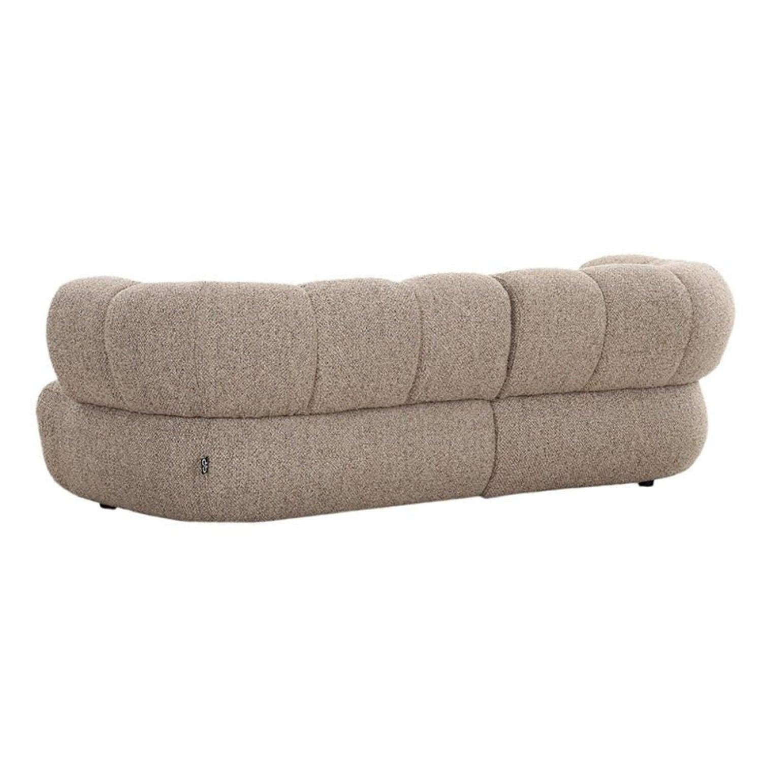 2,5-Sitzer Sofa New York aus Teddy Bouclé - Sand-2,5-Sitzer Sofas-Pole to Pole-le canapé