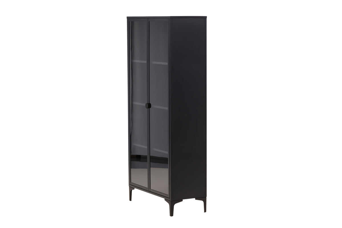 Mehrzweckschrank Piring 190cm aus Metall mit 2 Türen - Schwarz - Venture Home - le canapé