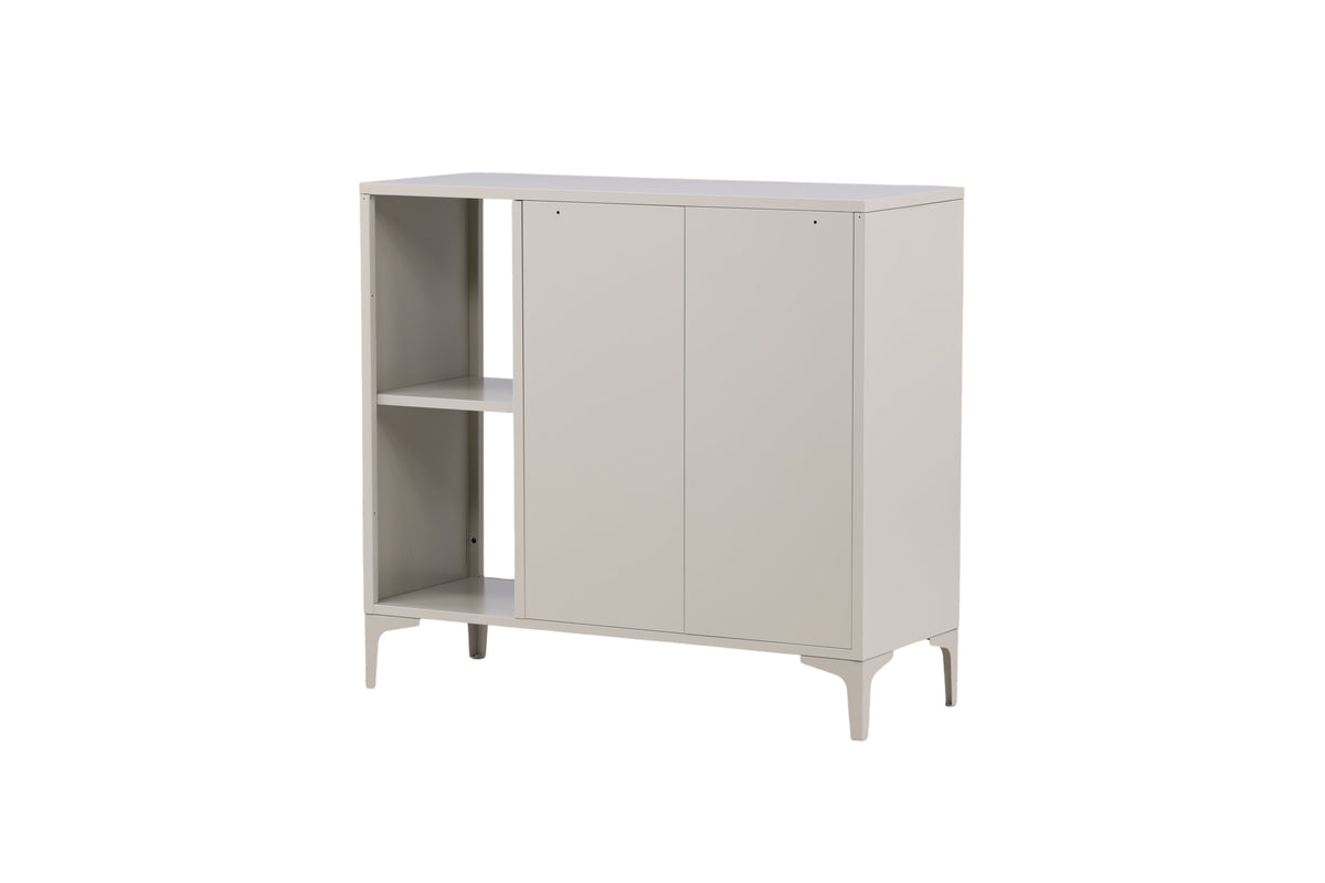 Sideboard Piring 100cm aus Metall mit 2 Türen - Beige - Venture Home - le canapé