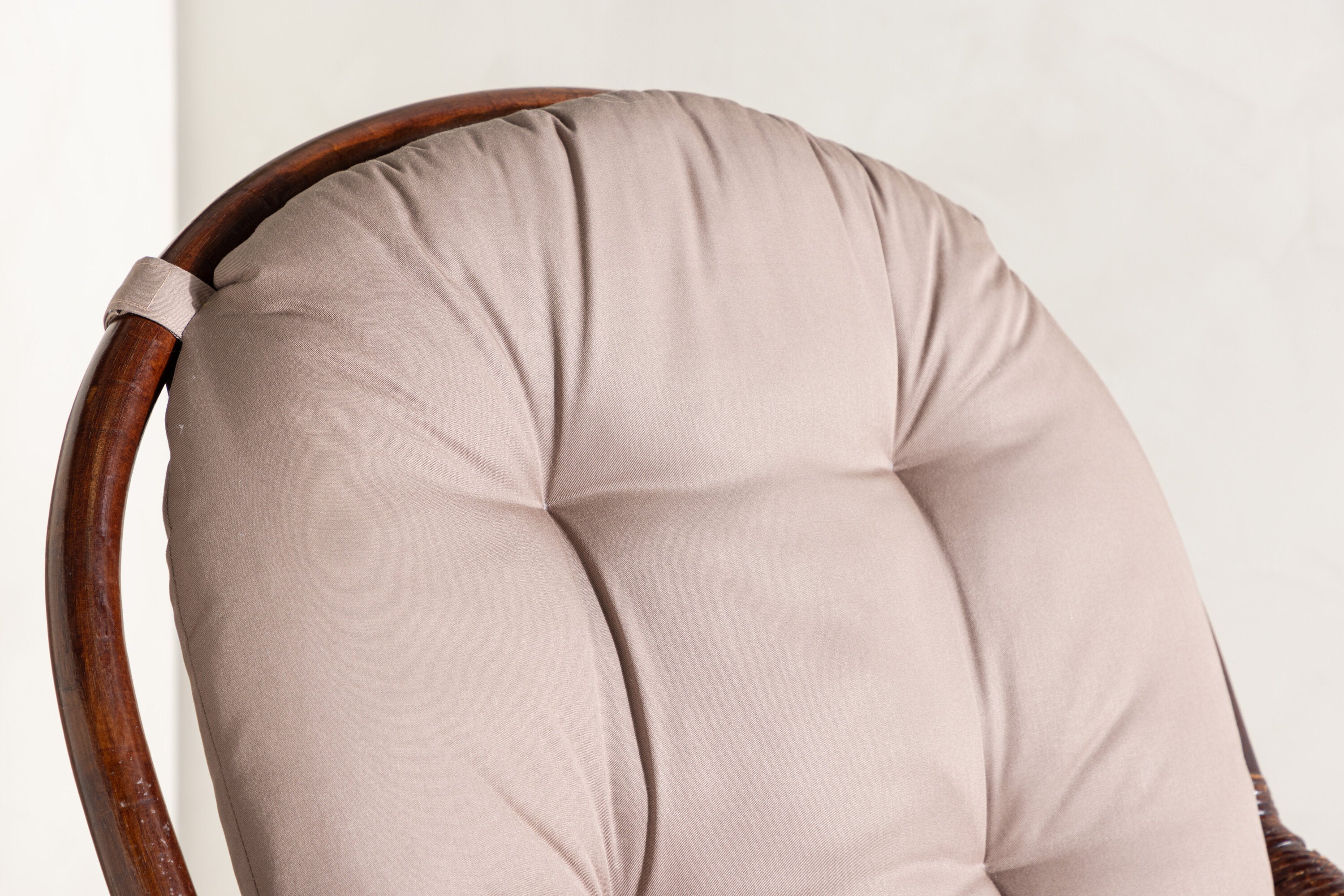 Loungesessel Swing aus Rattan - Dunkelbraun - Venture Home - le canapé