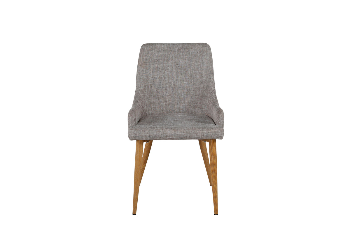 2er-Set Esszimmerstühle Plaza - Grau - Venture Home - le canapé