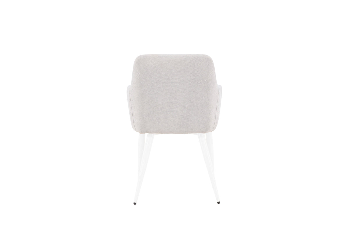 2er-Set Esszimmerstühle Comfort - Hellgrau - Venture Home - le canapé