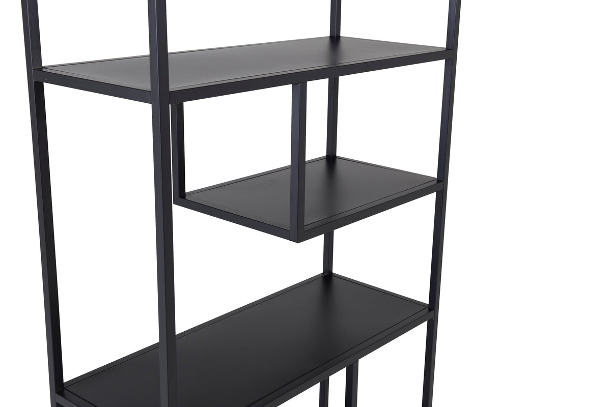 Regal Staal 190cm aus Metall mit mehreren Böden - Schwarz - Venture Home - le canapé