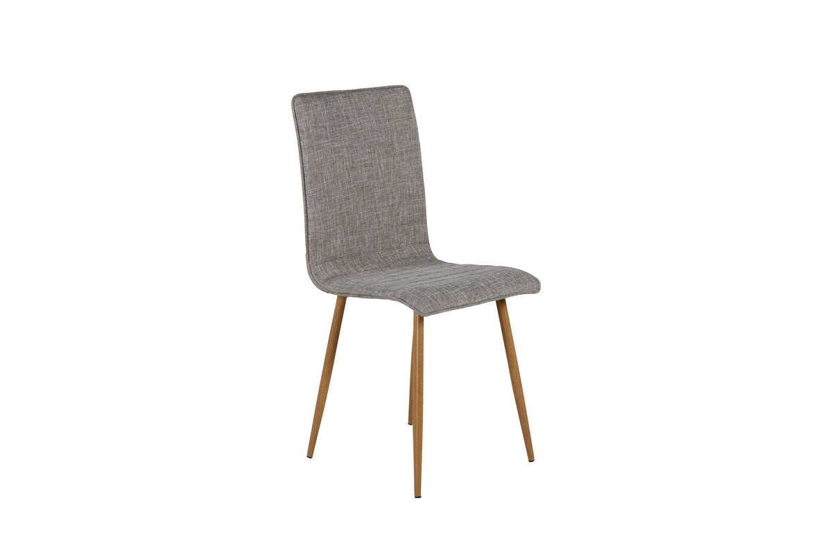 2er-Set Esszimmerstühle Windu - Hellgrau - Venture Home - le canapé