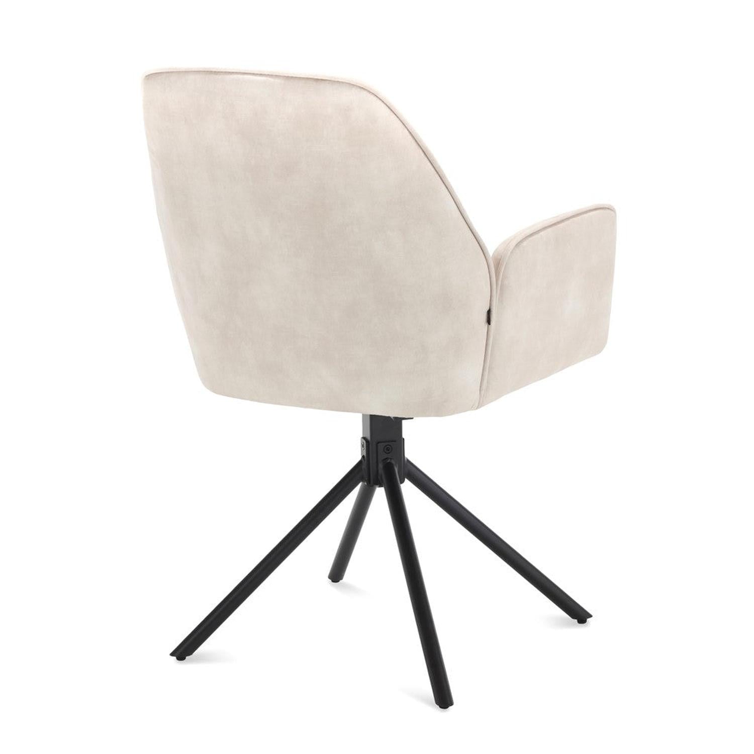 2er-Set Armlehnenstühle Noah - Austernfarben-Armlehnenstuhl-Benoa-le canapé