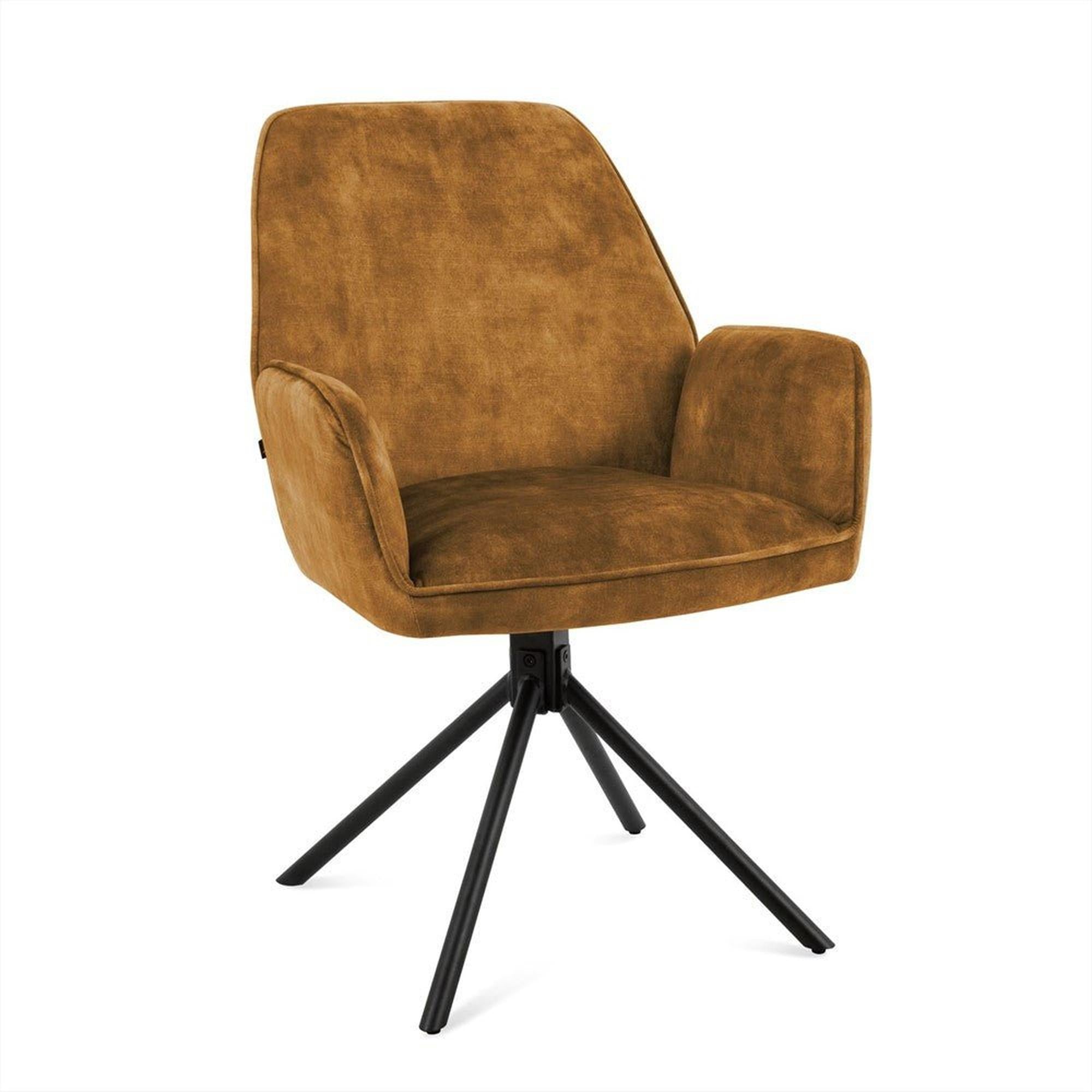 2er-Set Armlehnenstühle Noah - Cognac-Armlehnenstuhl-Benoa-le canapé