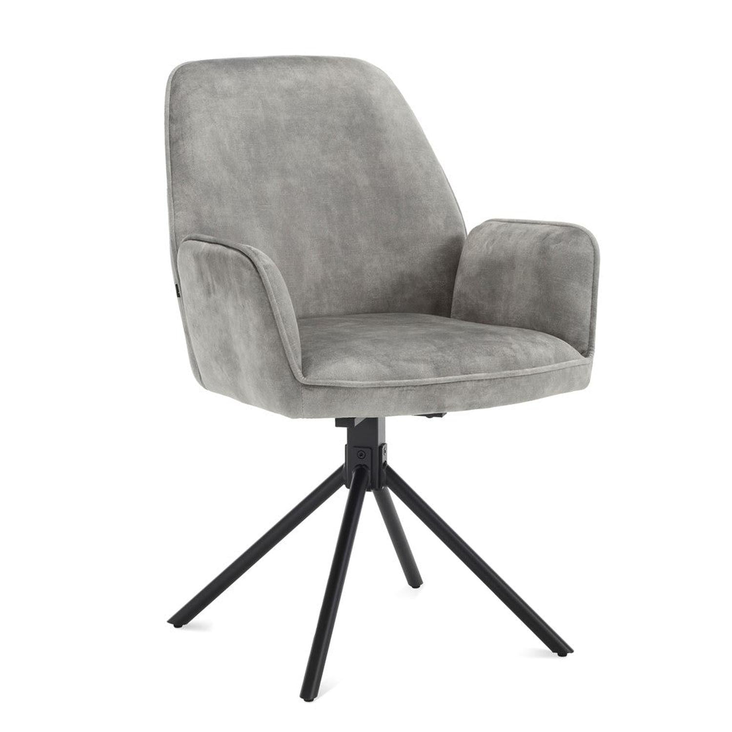 2er-Set Armlehnenstühle Noah - Grau-Armlehnenstuhl-Benoa-le canapé