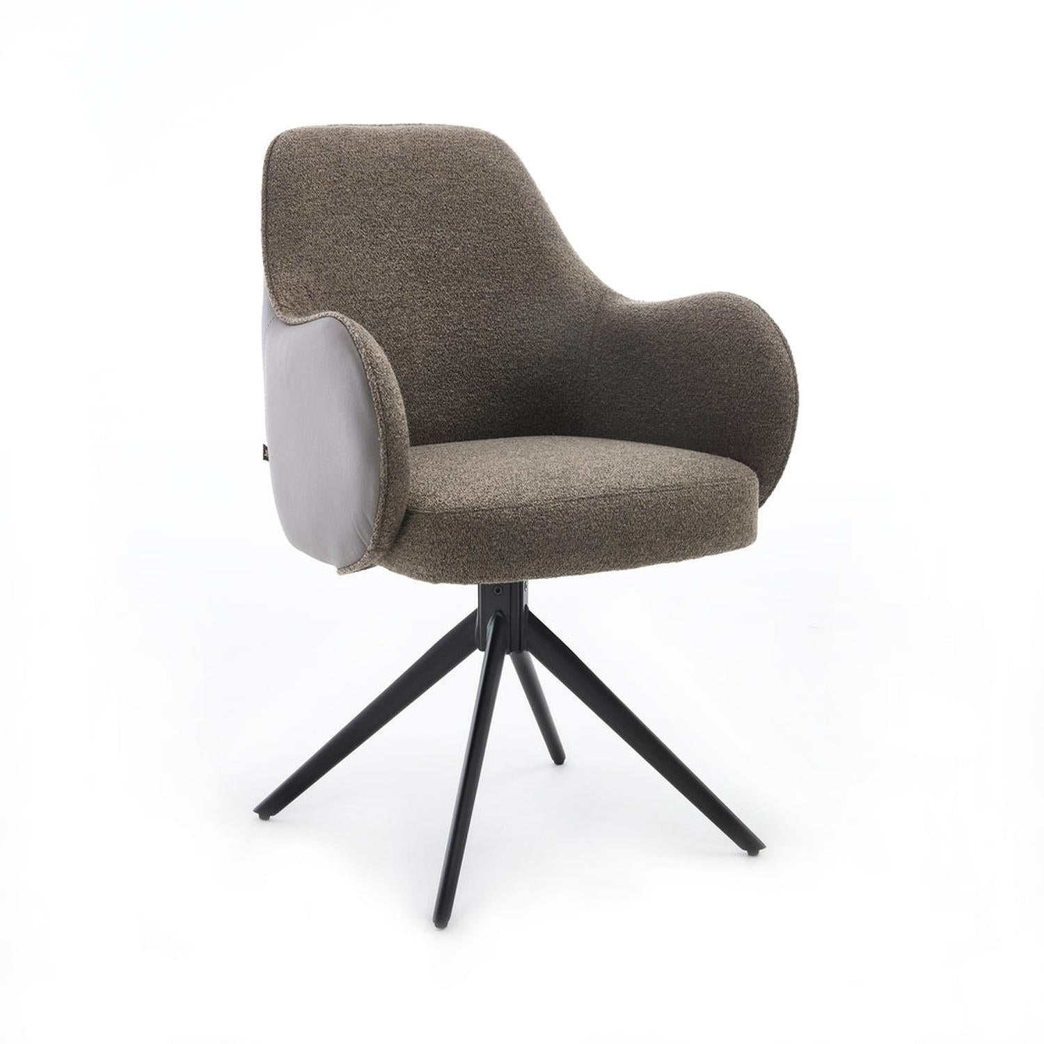 2er-Set Armlehnstühle Kyler - Aschgrau-Armlehnenstuhl-Benoa-le canapé