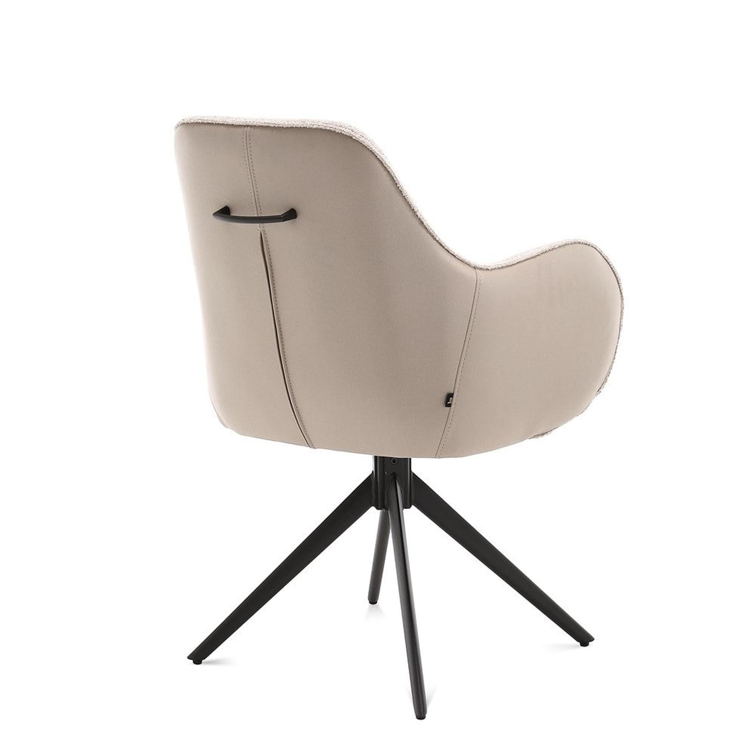 2er-Set Armlehnstühle Kyler - Taupe-Armlehnenstühle-Benoa-le canapé