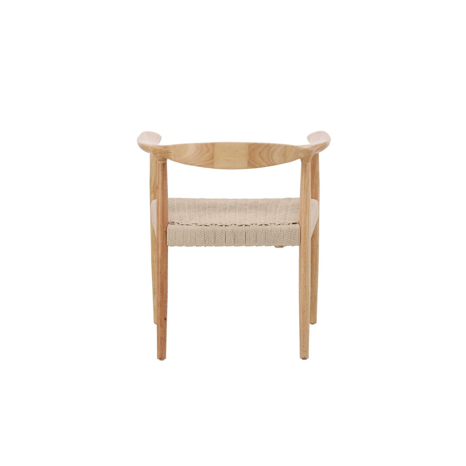 2er-Set Armlehnstühle Lovön aus Gummibaumholz - Weißgewaschen-Holzstühle-Vind-le canapé