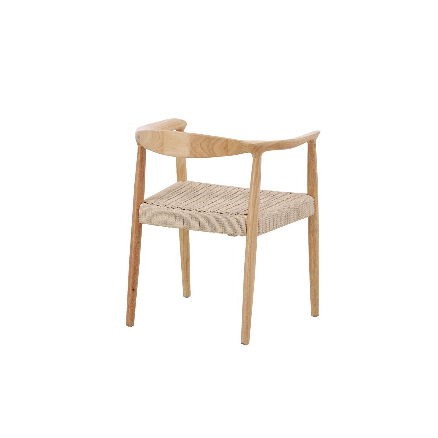 2er-Set Armlehnstühle Lovön aus Gummibaumholz - Weißgewaschen-Holzstühle-Vind-le canapé