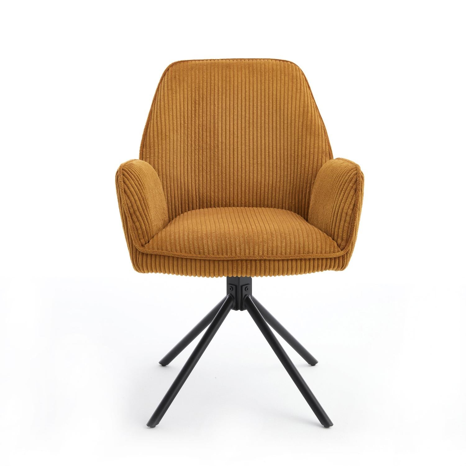 2er-Set Armlehnstühle Noah Hyper - Curry-Armlehnenstuhl-Benoa-le canapé