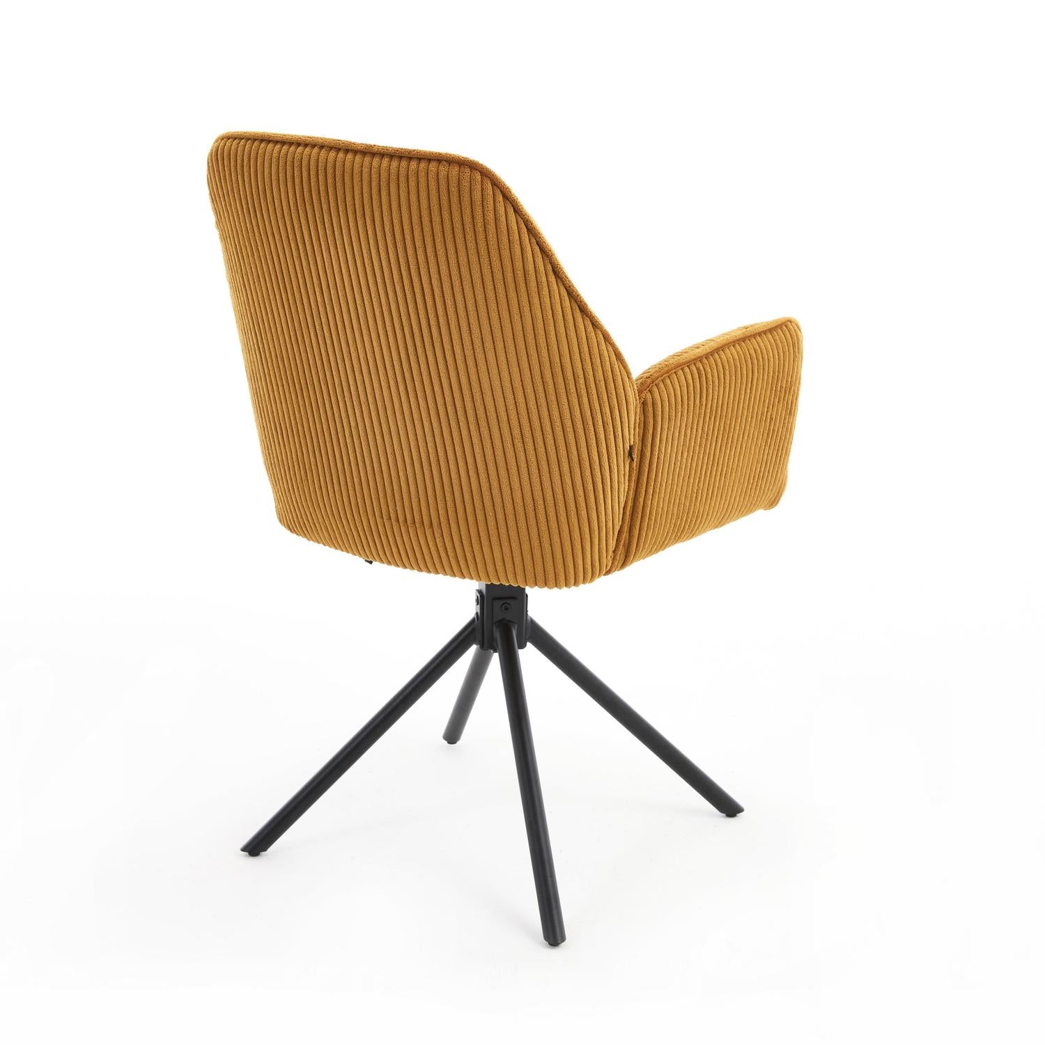 2er-Set Armlehnstühle Noah Hyper - Curry-Armlehnenstuhl-Benoa-le canapé