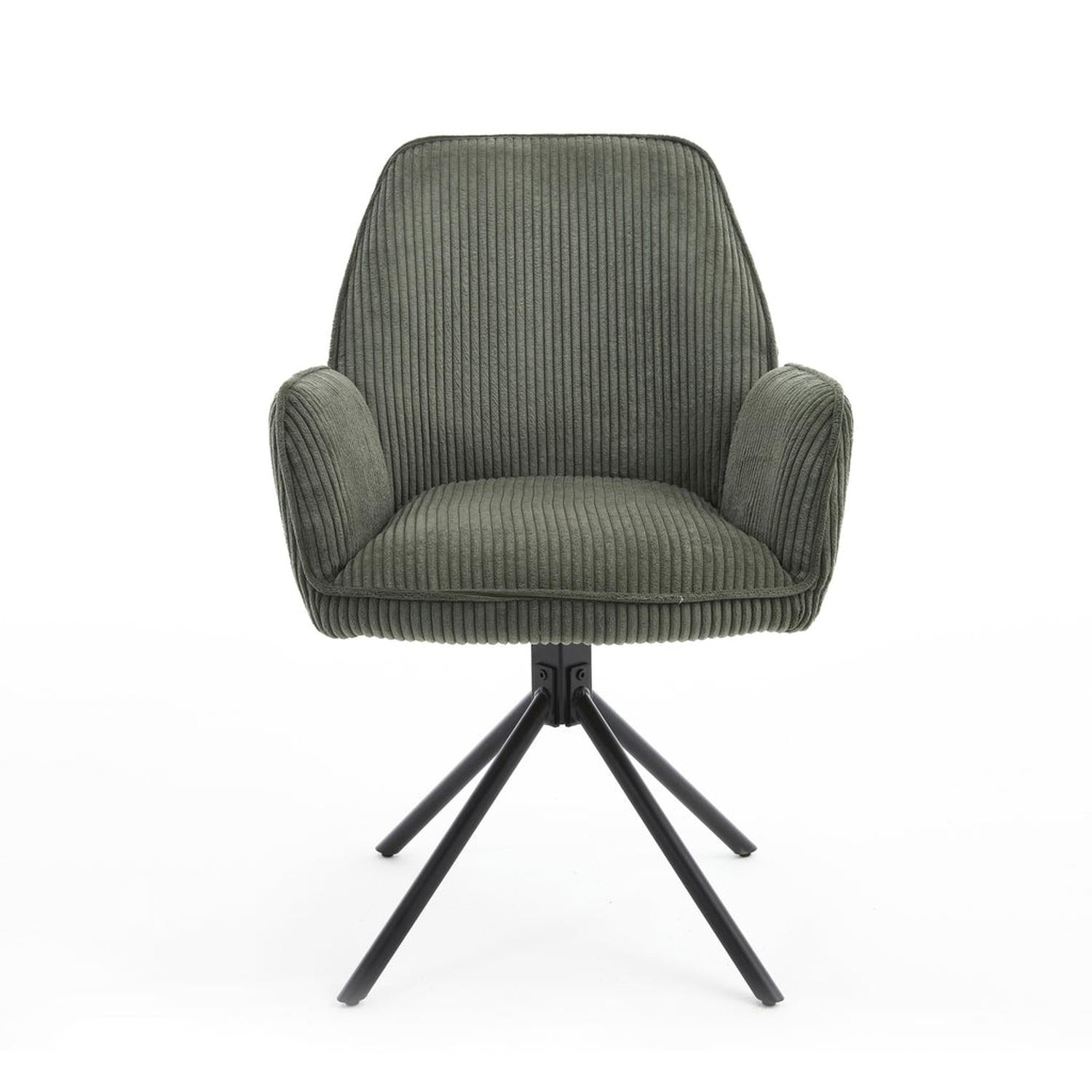 2er-Set Armlehnstühle Noah Hyper - Dunkelgrün-Armlehnenstuhl-Benoa-le canapé