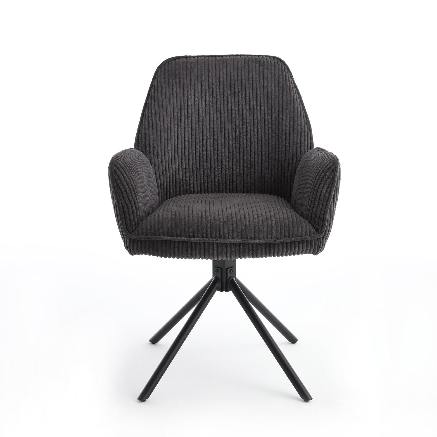 2er-Set Armlehnstühle Noah Hyper - Grau-Armlehnenstuhl-Benoa-le canapé