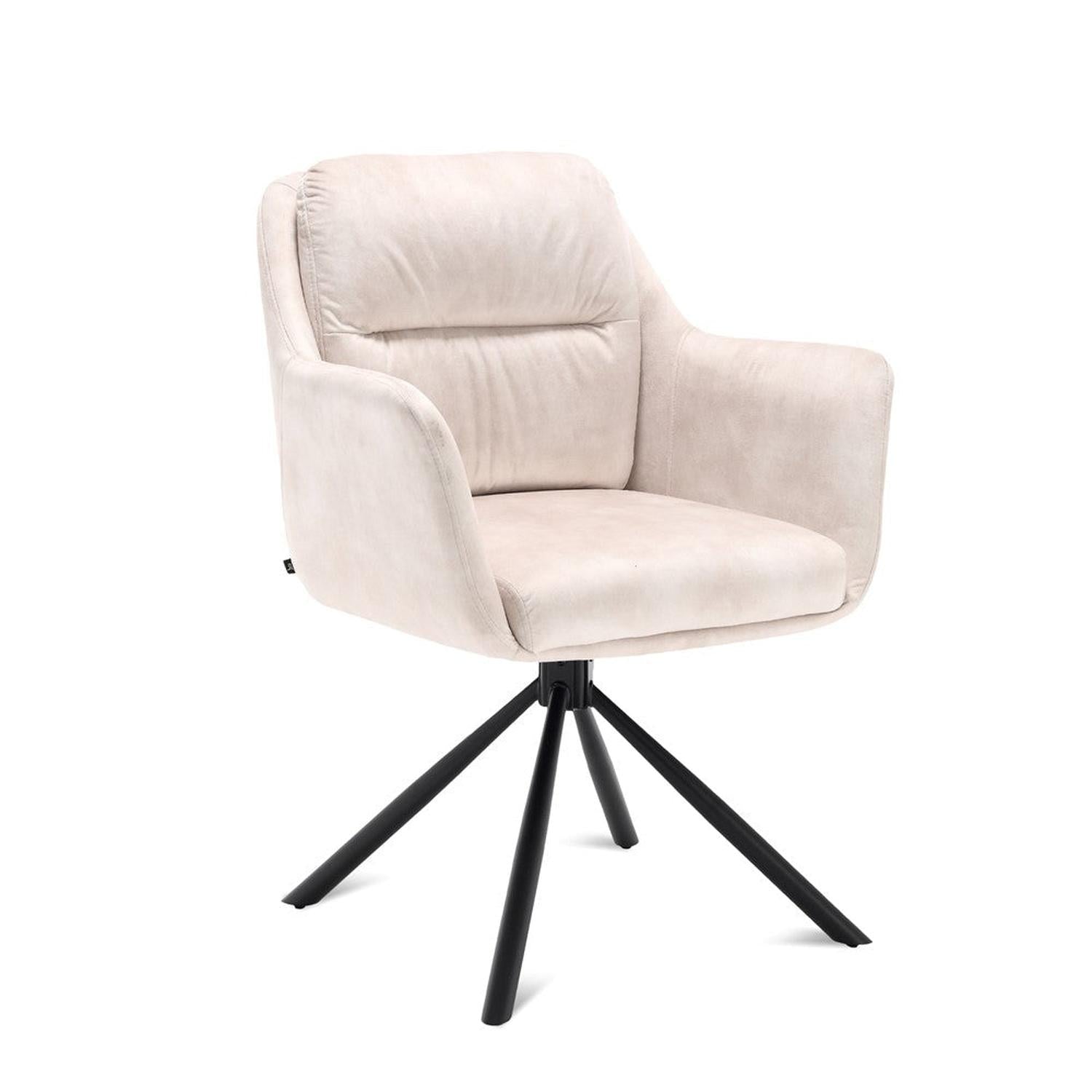 2er-Set Armlehnstühle Talas - Austernfarben-Armlehnenstuhl-Benoa-le canapé