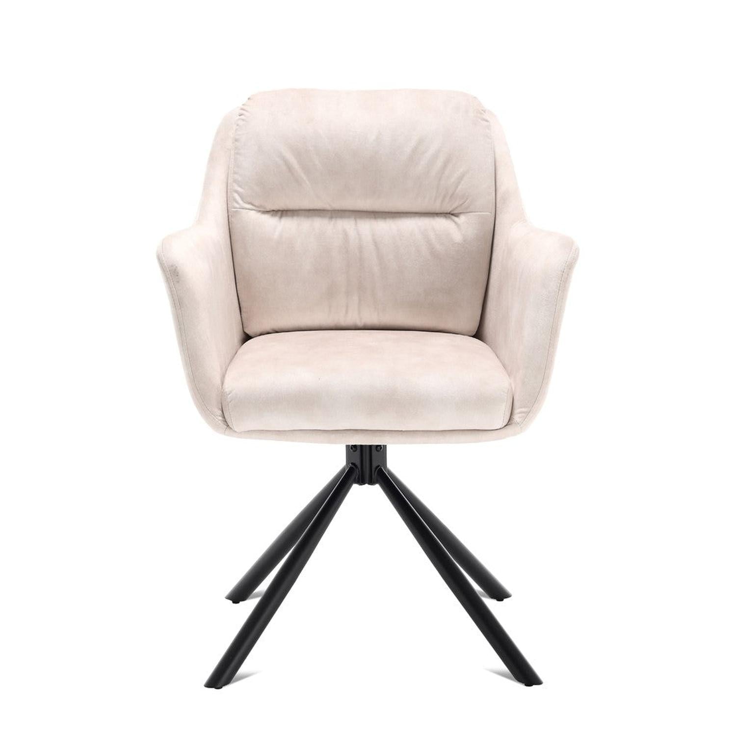 2er-Set Armlehnstühle Talas - Austernfarben-Armlehnenstuhl-Benoa-le canapé