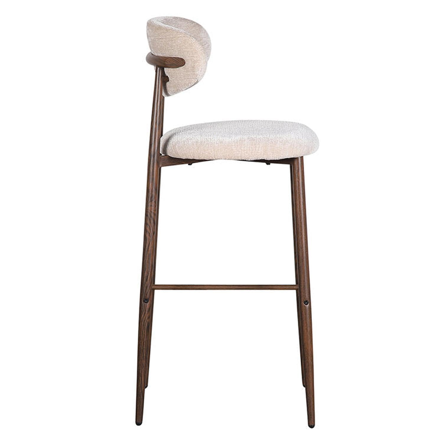 2er-Set Barhocker Japandi - Beige-Barhocker-Pole to Pole-le canapé