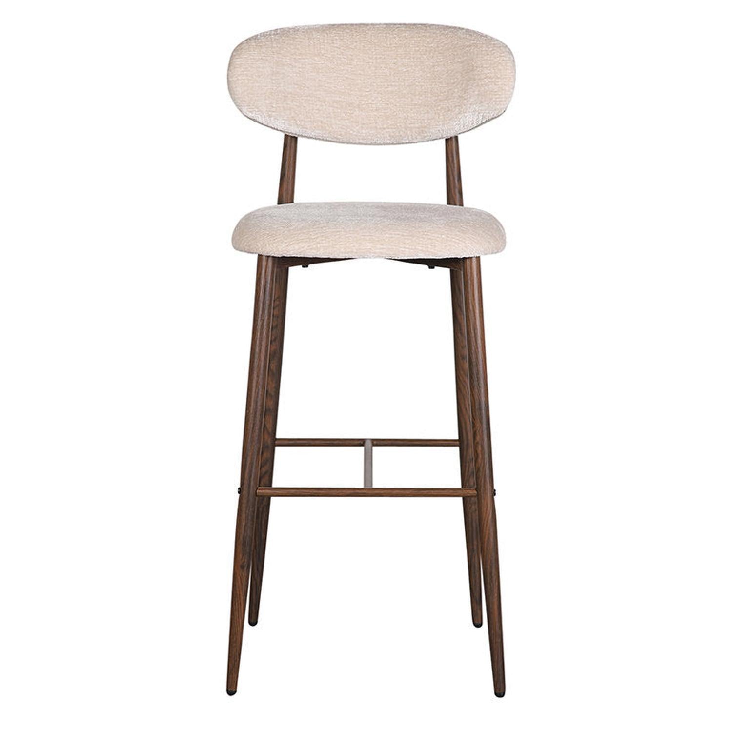 2er-Set Barhocker Japandi - Beige-Barhocker-Pole to Pole-le canapé