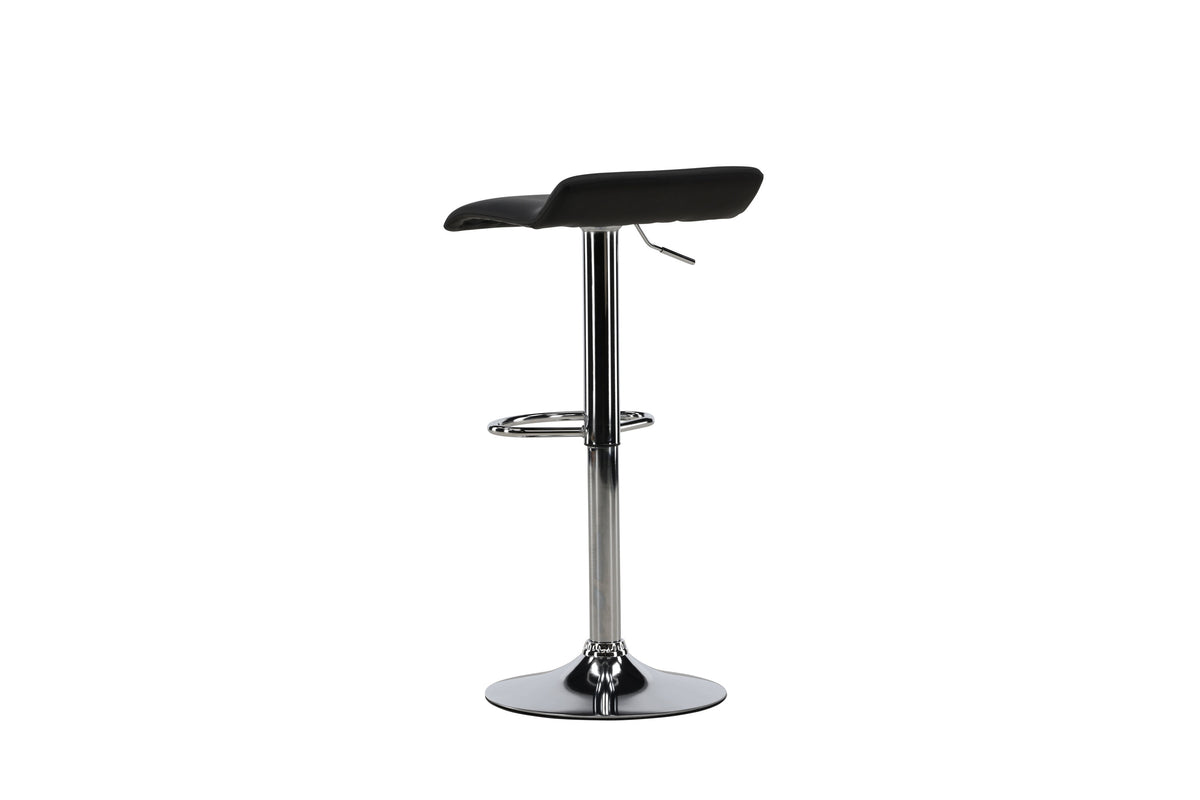 2er-Set Barhocker Jonna aus Kunstleder mit Kunstlederbezug - Schwarz-Barhocker-Venture Home-le canapé