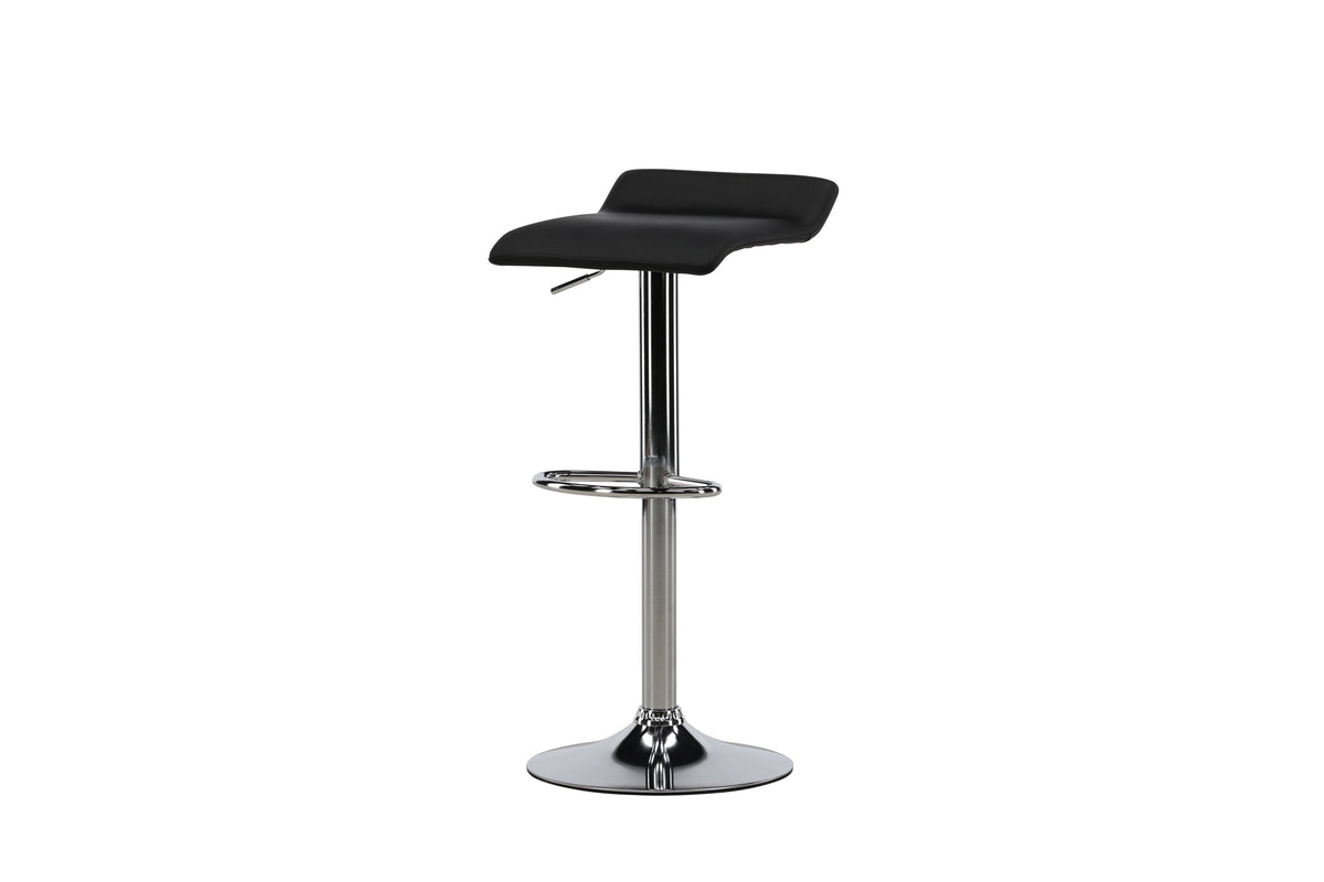 2er-Set Barhocker Jonna aus Kunstleder mit Kunstlederbezug - Schwarz-Barhocker-Venture Home-le canapé