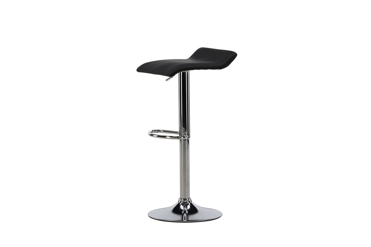 2er-Set Barhocker Jonna aus Kunstleder mit Kunstlederbezug - Schwarz-Barhocker-Venture Home-le canapé