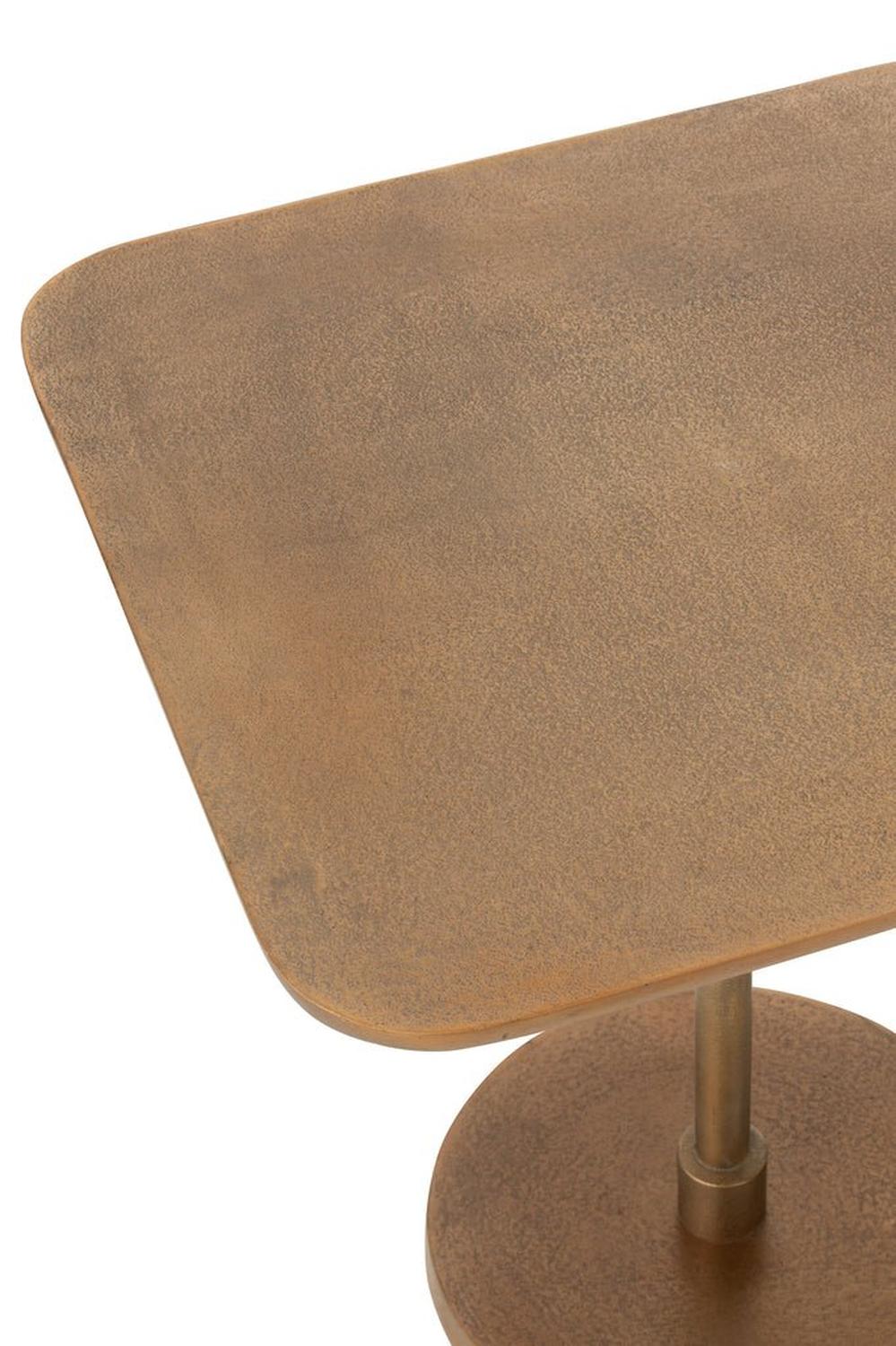 2er - Set Beistelltische aus Aluminium - Gold5400924459529Beistelltisch
