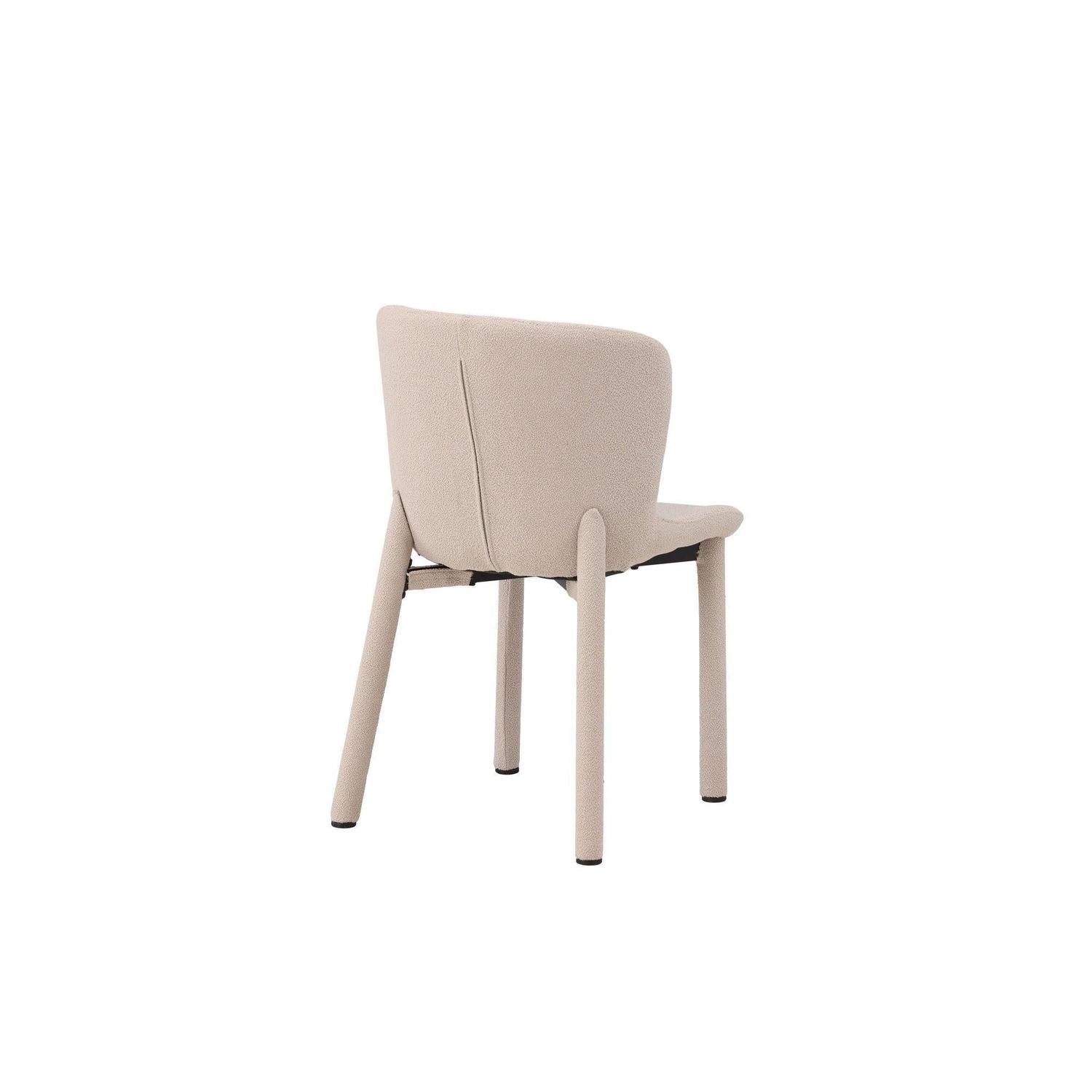 2er-Set Bouclé-Polsterstühle Astoria - Beige-Polsterstühle-Venture Home-le canapé