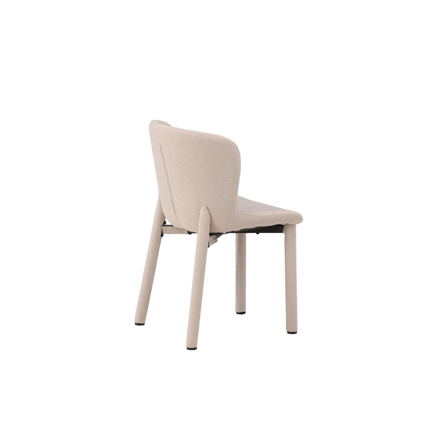 2er-Set Bouclé-Polsterstühle Astoria - Beige-Polsterstühle-Venture Home-le canapé