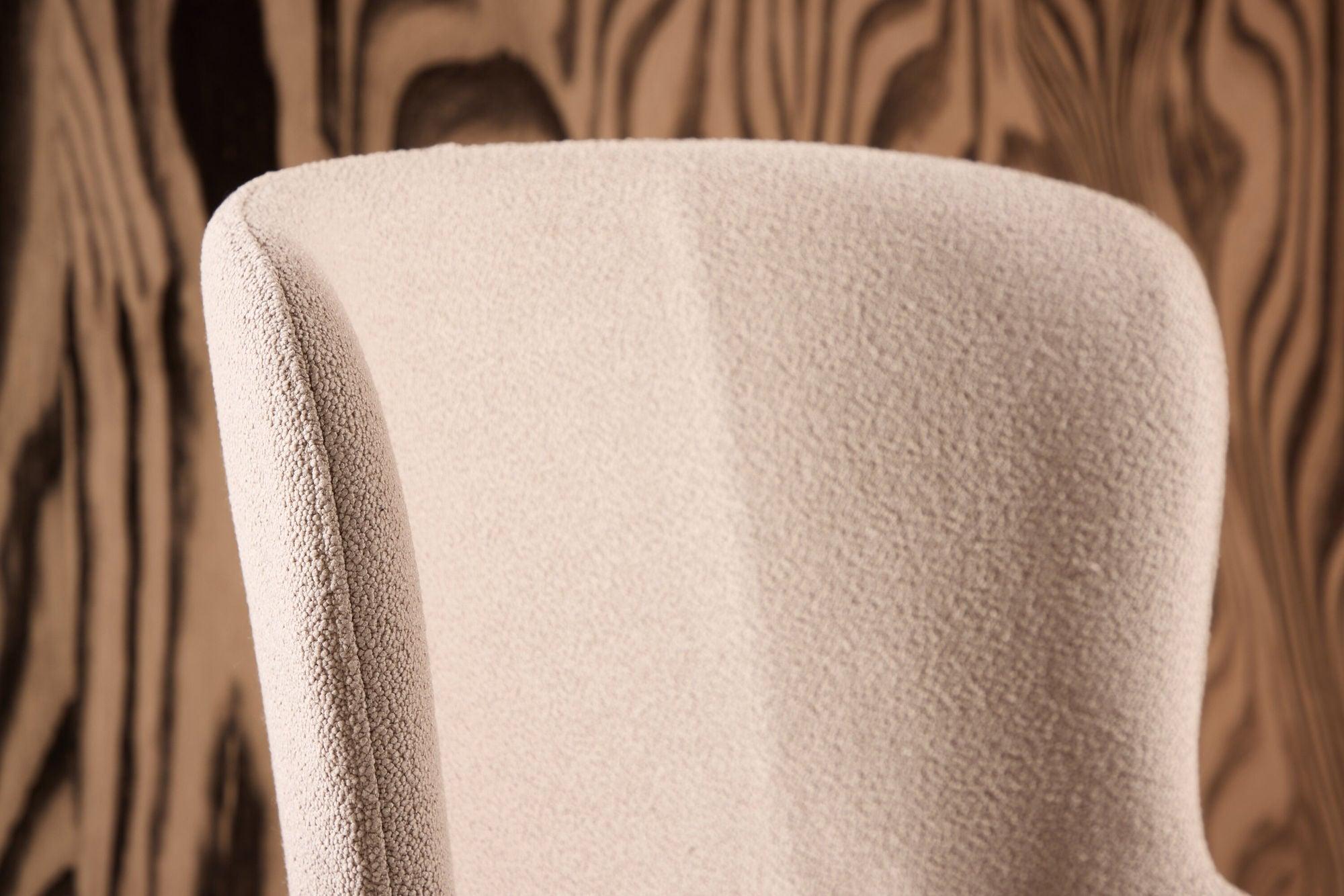 2er-Set Bouclé-Polsterstühle Astoria - Beige-Polsterstühle-Venture Home-le canapé