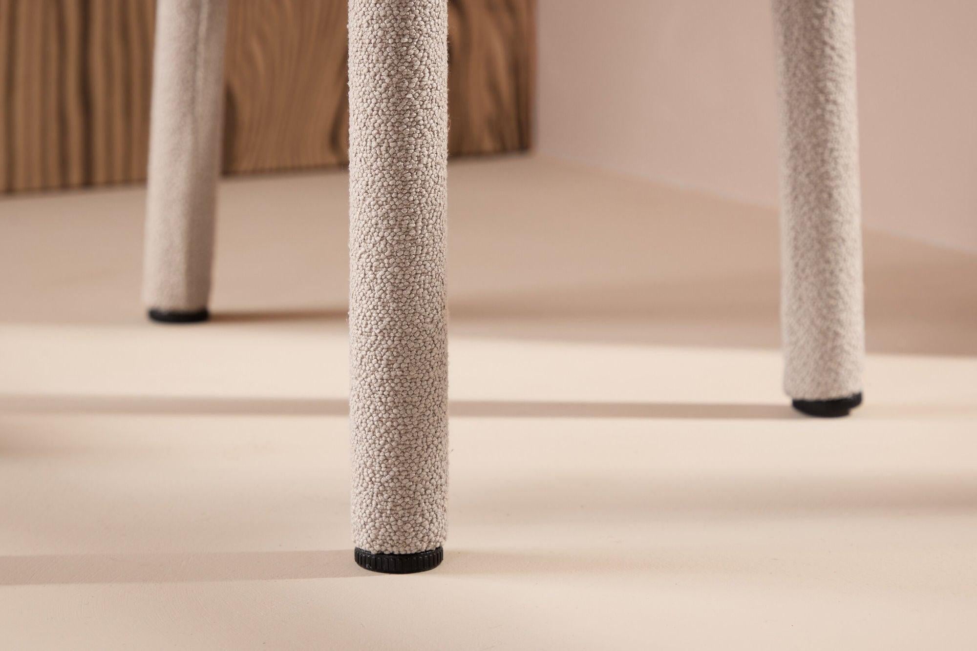 2er-Set Bouclé-Polsterstühle Astoria - Beige-Polsterstühle-Venture Home-le canapé