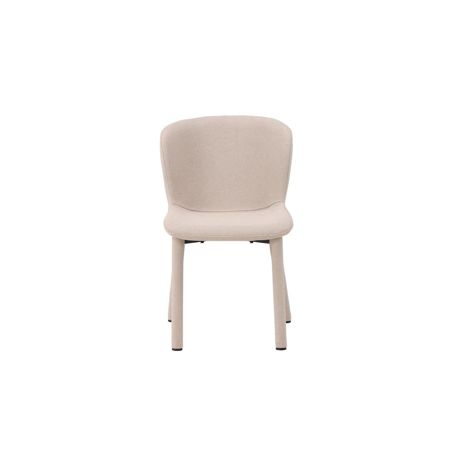 2er-Set Bouclé-Polsterstühle Astoria - Beige-Polsterstühle-Venture Home-le canapé