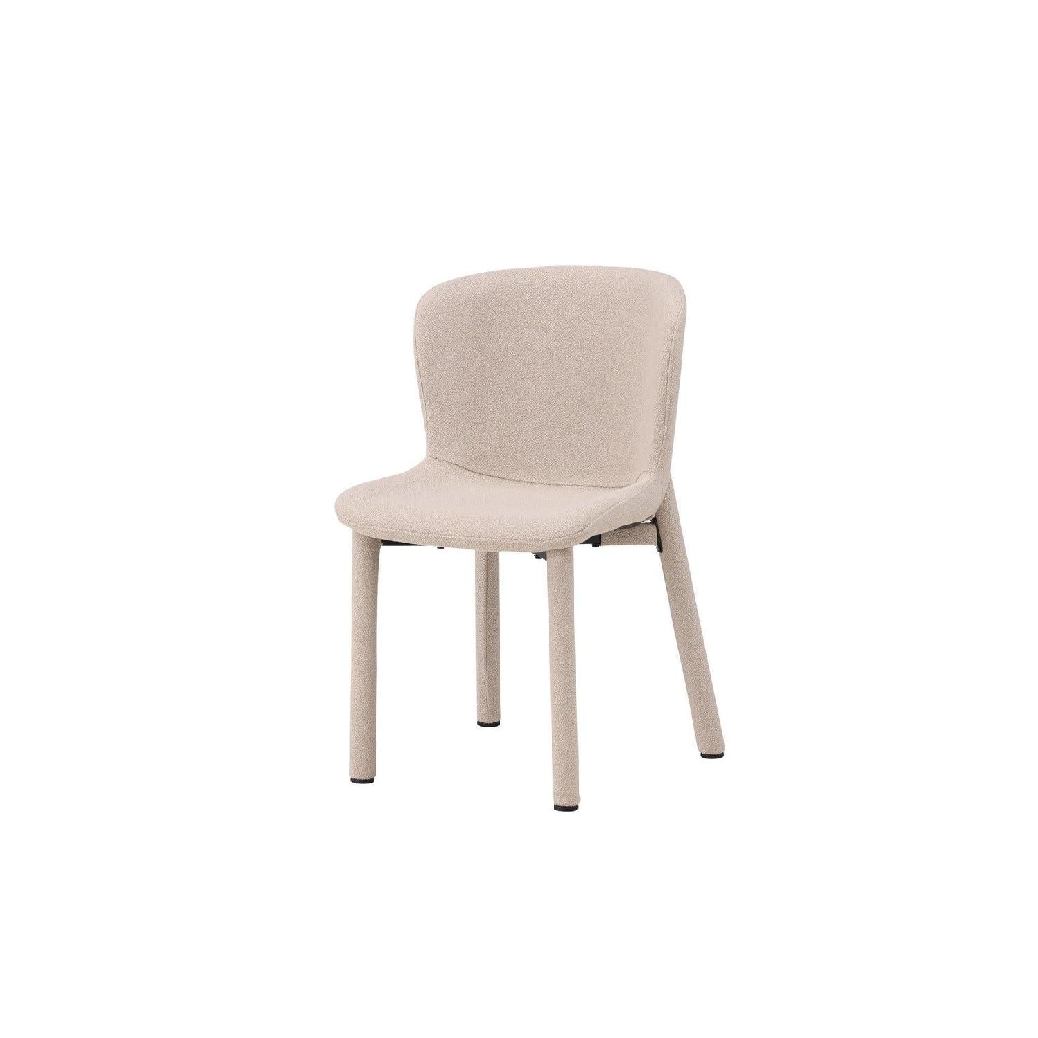 2er-Set Bouclé-Polsterstühle Astoria - Beige-Polsterstühle-Venture Home-le canapé