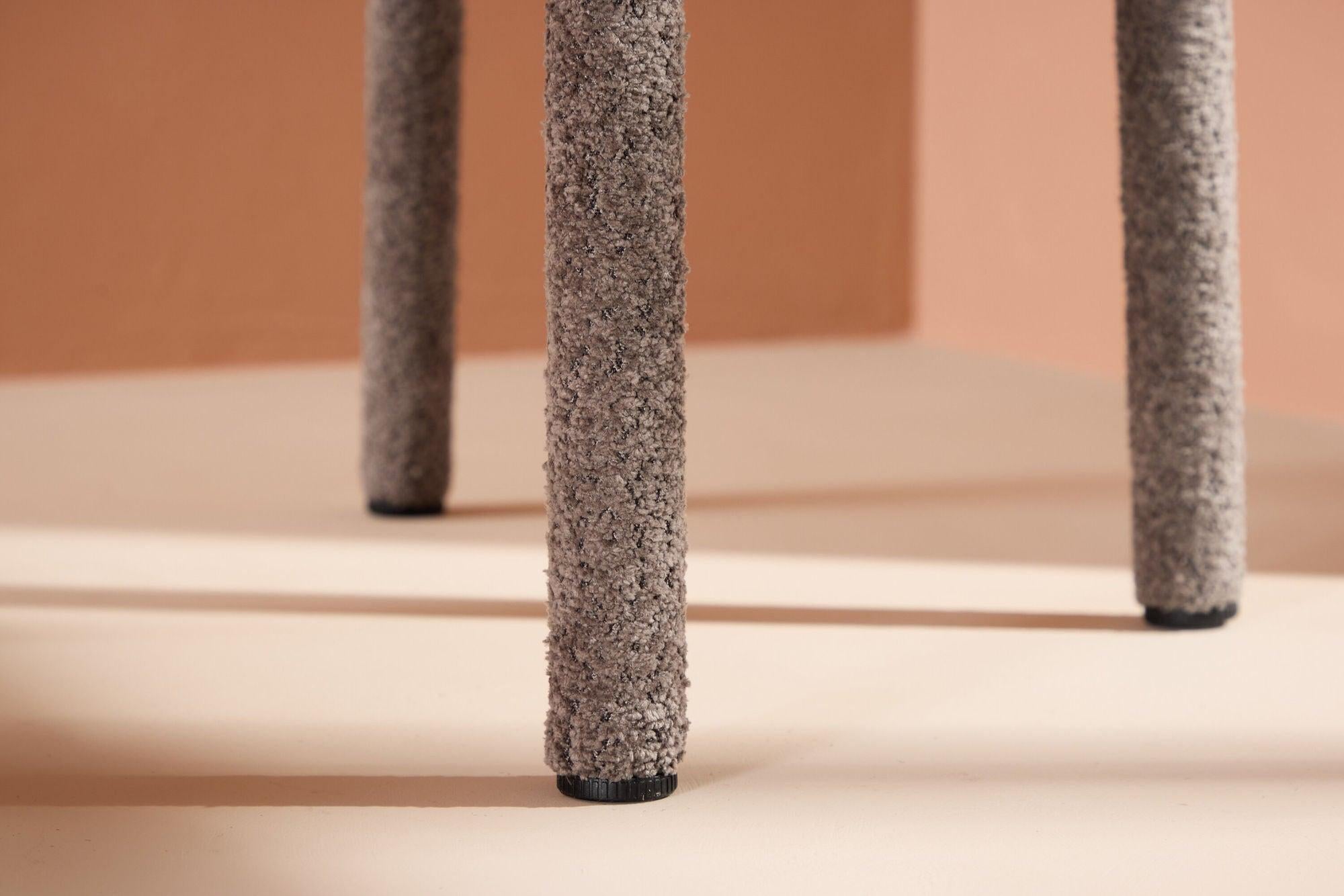 2er-Set Bouclé-Polsterstühle Astoria - Braun-Polsterstühle-Venture Home-le canapé