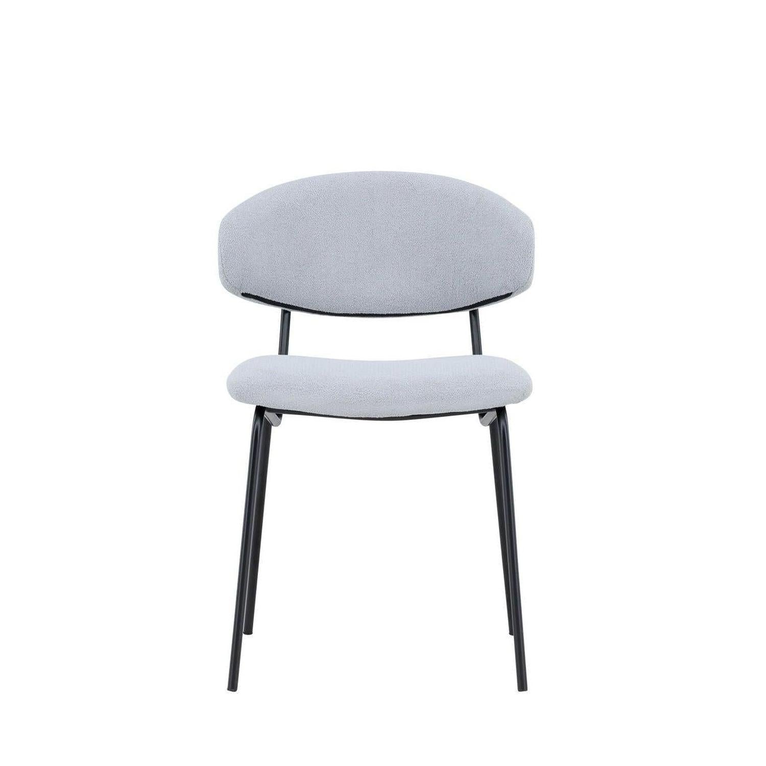 2er-Set Bouclé-Polsterstühle Chico - Hellblau-Polsterstühle-Venture Home-le canapé