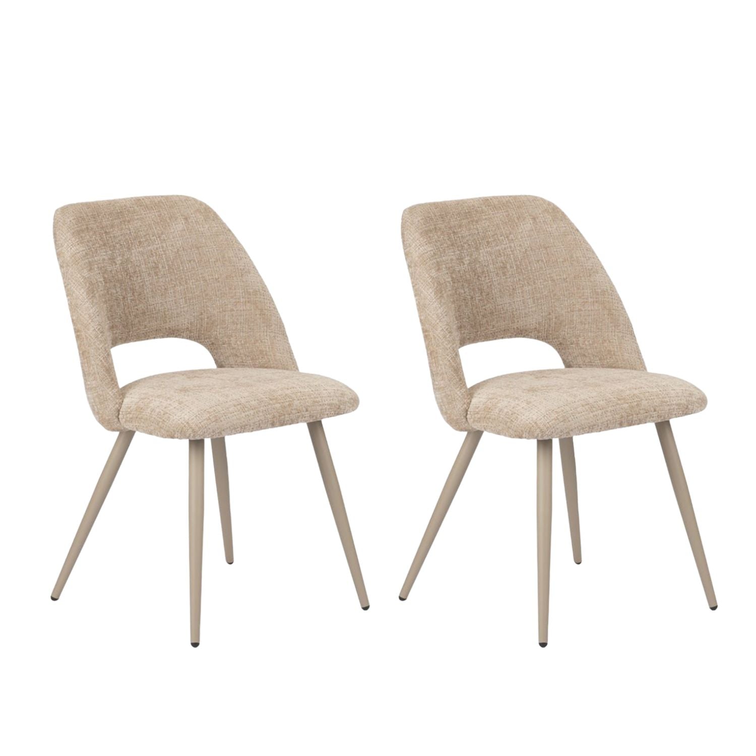 2er - Set Esszimmerstühle Arc - Creme8719743530911Esszimmerstuhl