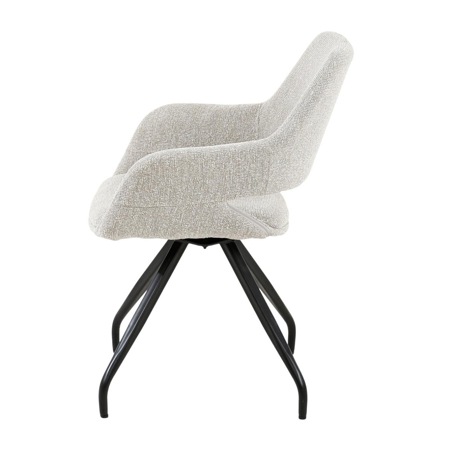 2er-Set Esszimmerstühle Capp - Beige-Esszimmerstühle-Livingfurn-le canapé