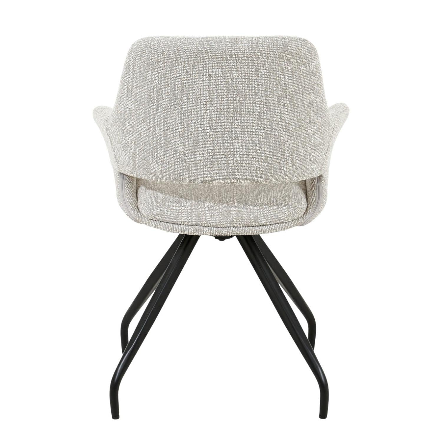 2er-Set Esszimmerstühle Capp - Beige-Esszimmerstühle-Livingfurn-le canapé