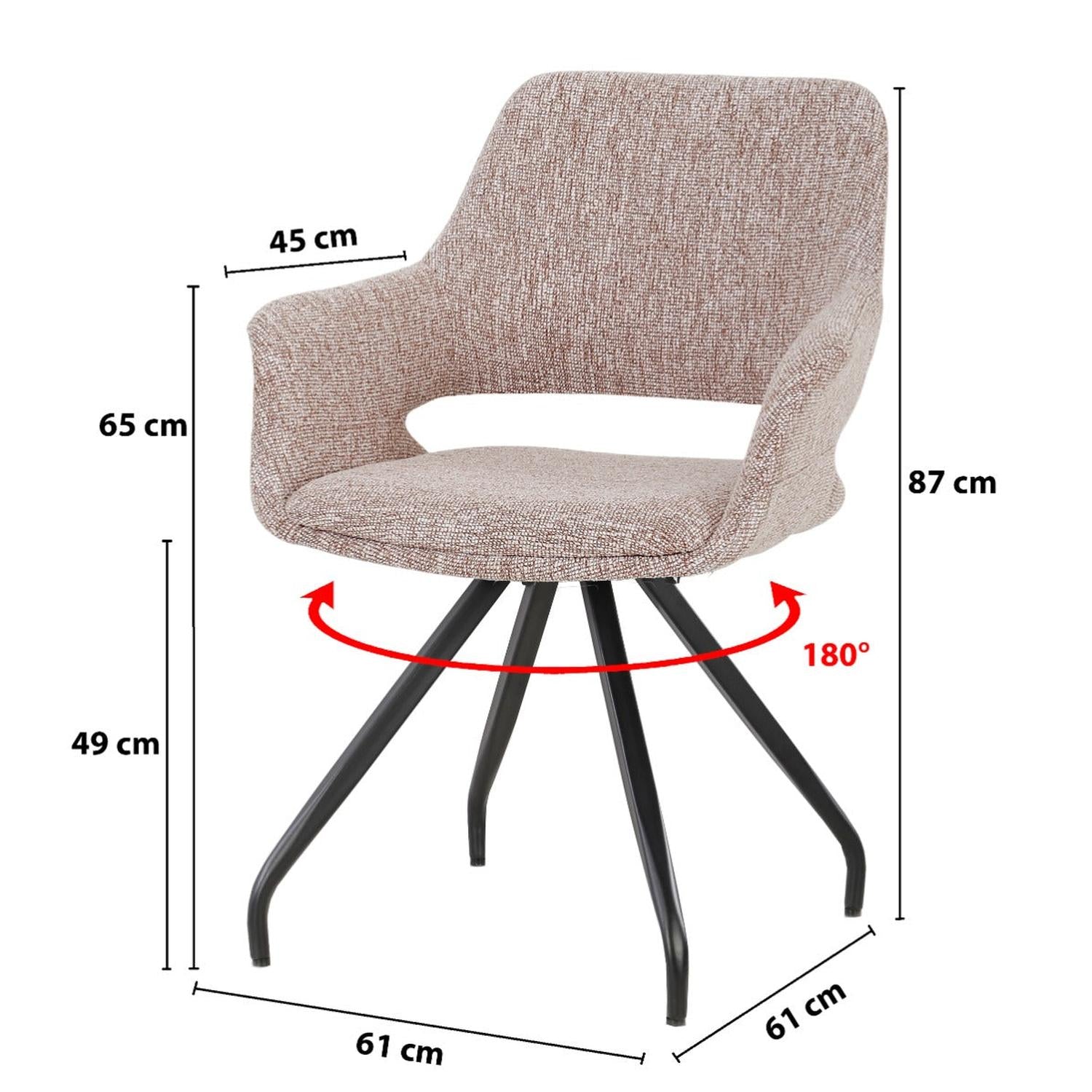 2er-Set Esszimmerstühle Capp - Multicolor-Esszimmerstühle-Livingfurn-le canapé